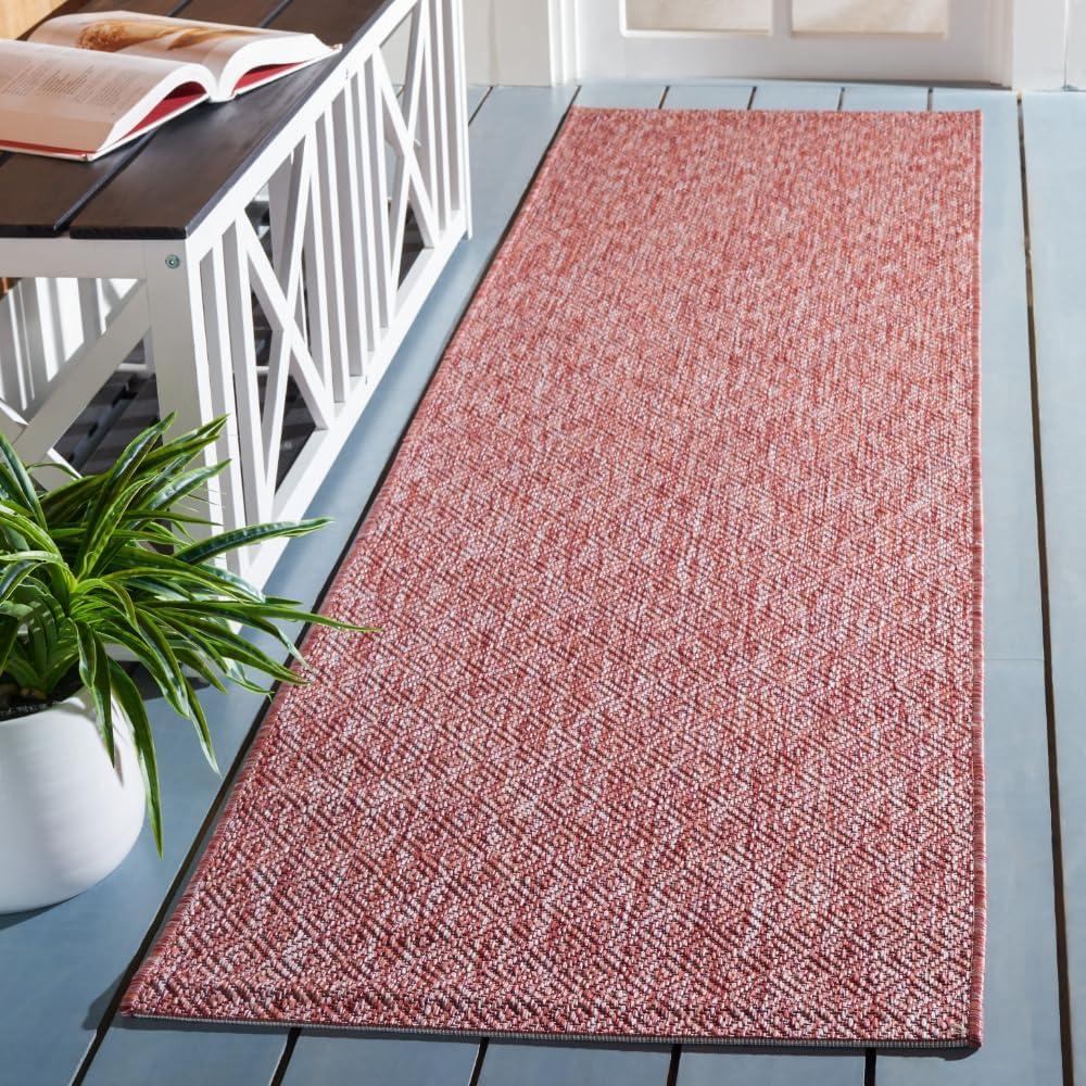 image:imageSAFAVIEH Washable Rug Outdoor Courtyard Collection 10 x 14 Grey NonShedding amp Easy Cleaning Ideal for Patio Backyard Mudroom CY852036811Red