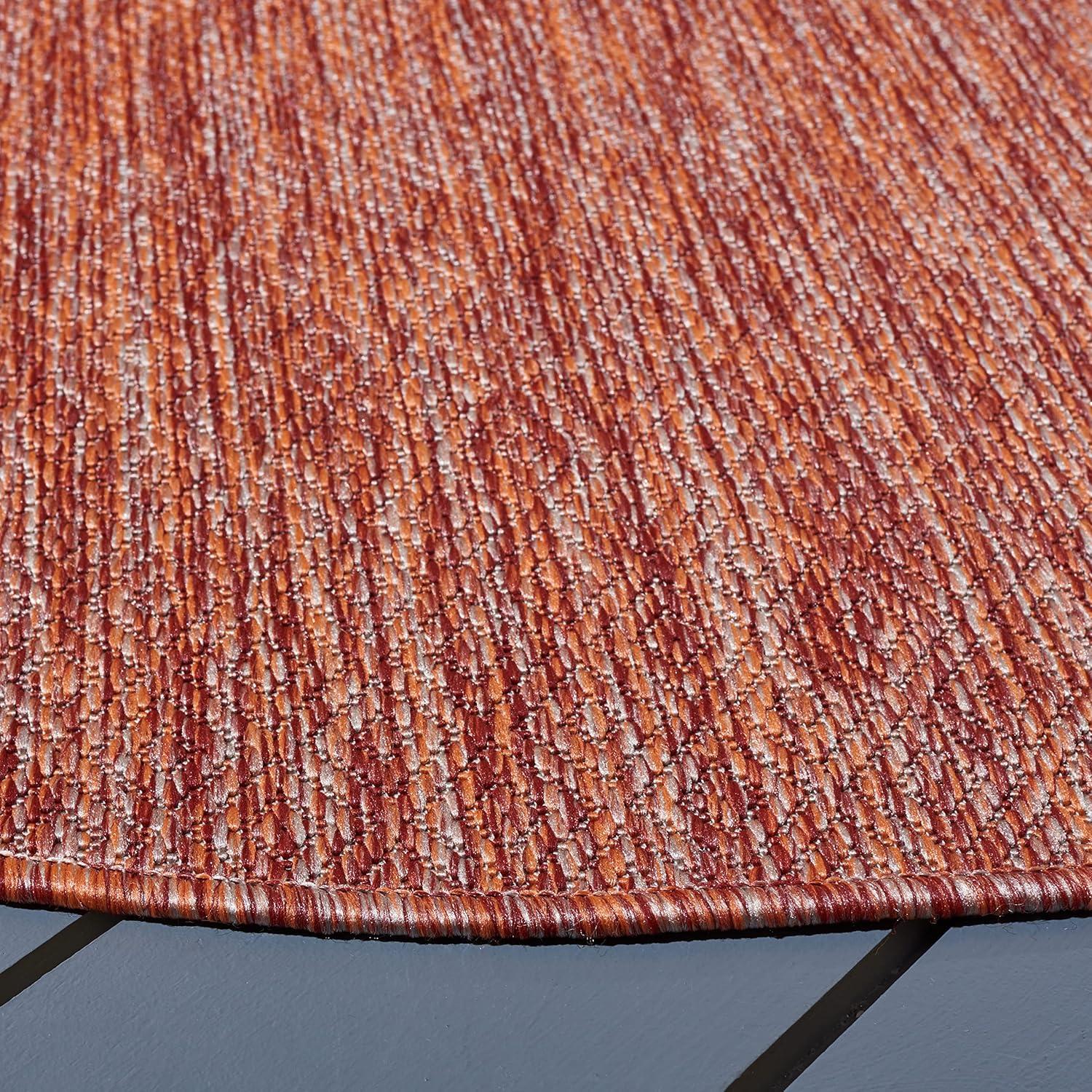 image:imageSAFAVIEH Washable Rug Outdoor Courtyard Collection 10 x 14 Grey NonShedding amp Easy Cleaning Ideal for Patio Backyard Mudroom CY852036811Red