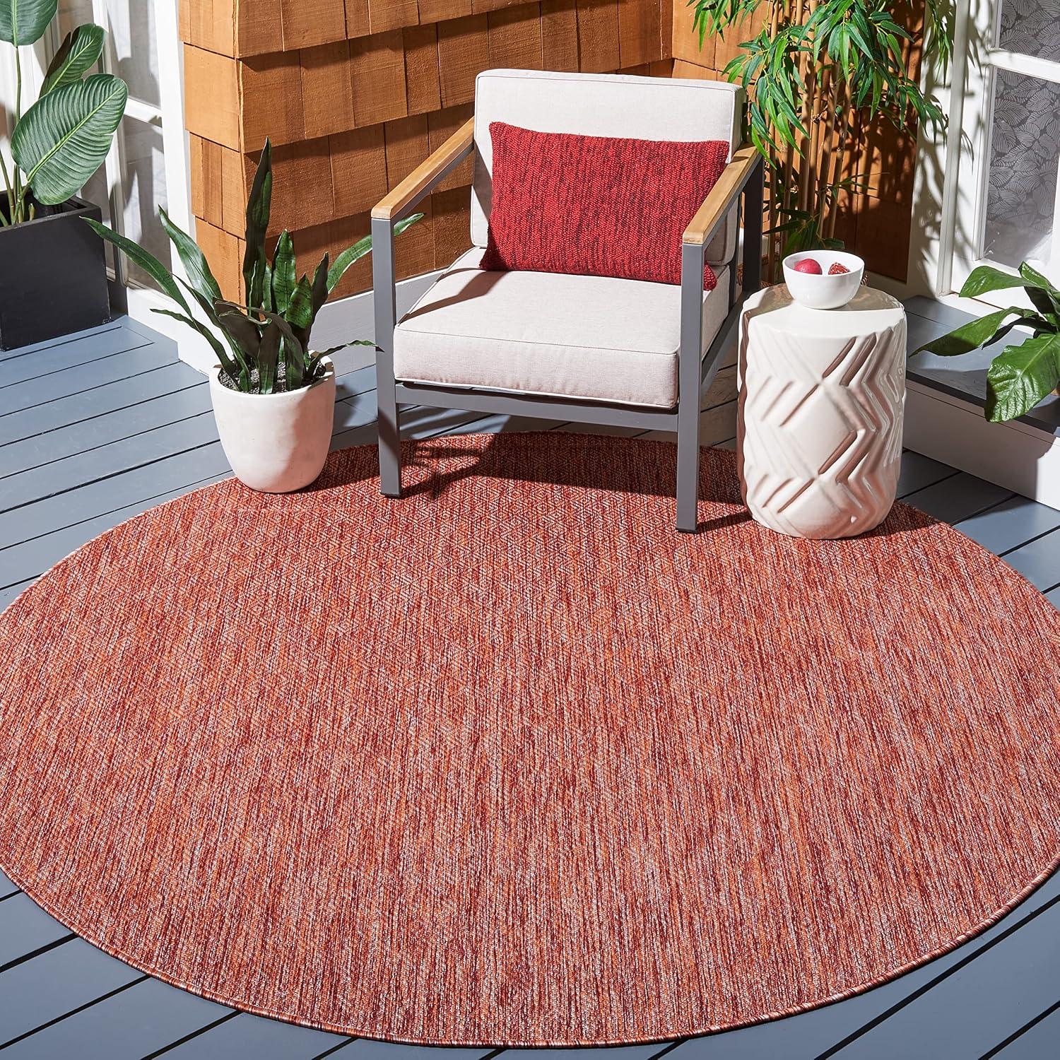 image:imageSAFAVIEH Washable Rug Outdoor Courtyard Collection 10 x 14 Grey NonShedding amp Easy Cleaning Ideal for Patio Backyard Mudroom CY852036811Red