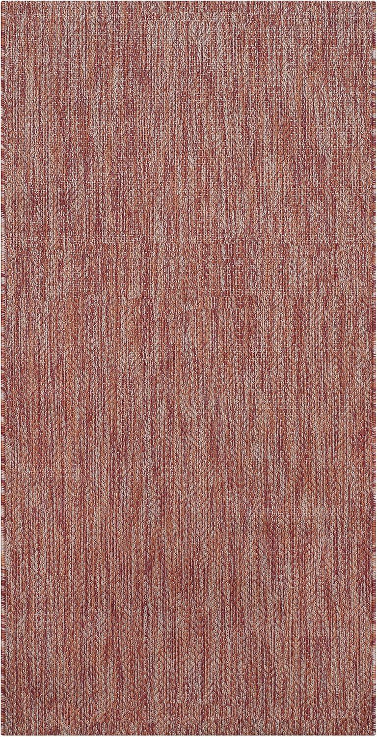 image:imageSAFAVIEH Washable Rug Outdoor Courtyard Collection 10 x 14 Grey NonShedding amp Easy Cleaning Ideal for Patio Backyard Mudroom CY852036811Red