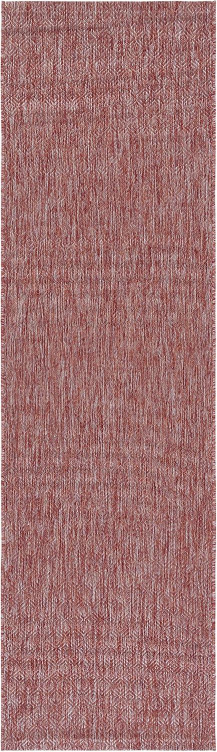 image:imageSAFAVIEH Washable Rug Outdoor Courtyard Collection 10 x 14 Grey NonShedding amp Easy Cleaning Ideal for Patio Backyard Mudroom CY852036811Red