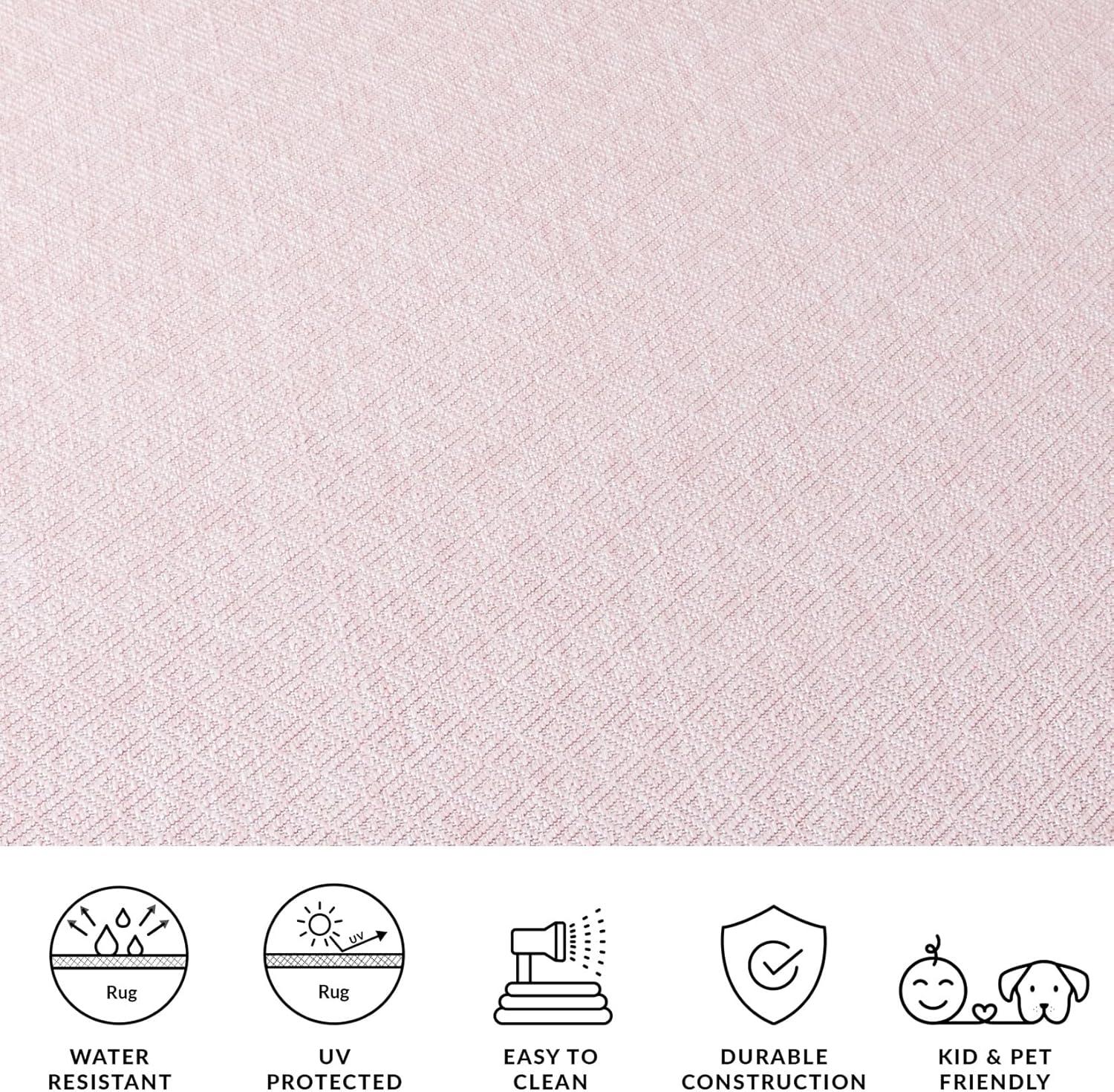 image:imageSAFAVIEH Washable Rug Outdoor Courtyard Collection 10 x 14 Grey NonShedding amp Easy Cleaning Ideal for Patio Backyard Mudroom CY852036811Soft Pink