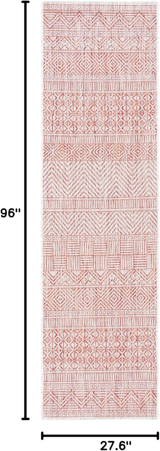 image:imageSAFAVIEH Washable Rug Outdoor Courtyard Collection 53 x 77 Black amp Grey NonShedding amp Easy Cleaning Ideal for Patio Backyard Mudroom CY819637612BeigeRust
