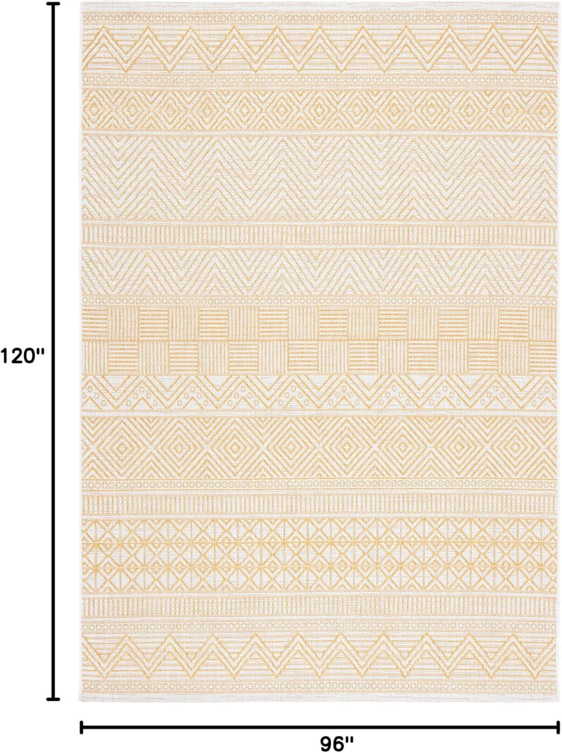 image:imageSAFAVIEH Washable Rug Outdoor Courtyard Collection 53 x 77 Black amp Grey NonShedding amp Easy Cleaning Ideal for Patio Backyard Mudroom CY819637612BeigeGold