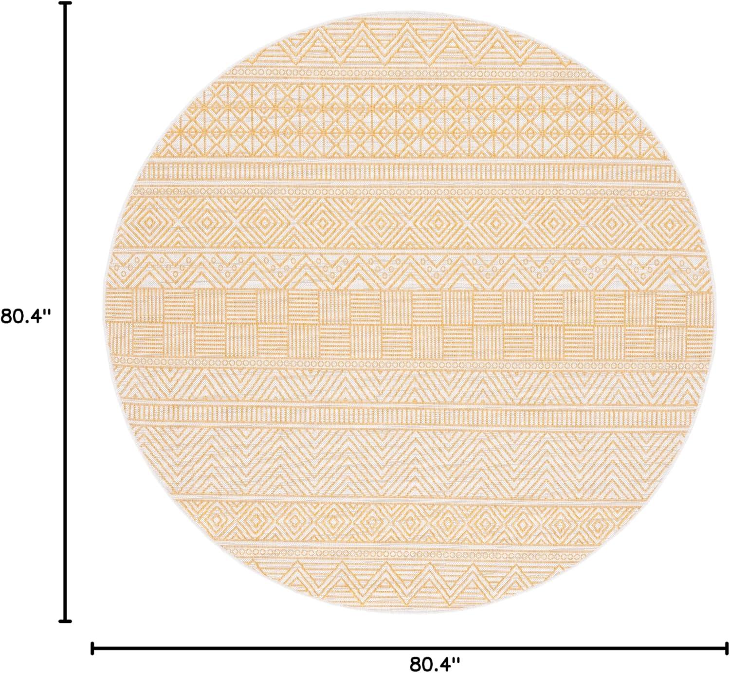 image:imageSAFAVIEH Washable Rug Outdoor Courtyard Collection 53 x 77 Black amp Grey NonShedding amp Easy Cleaning Ideal for Patio Backyard Mudroom CY819637612BeigeGold