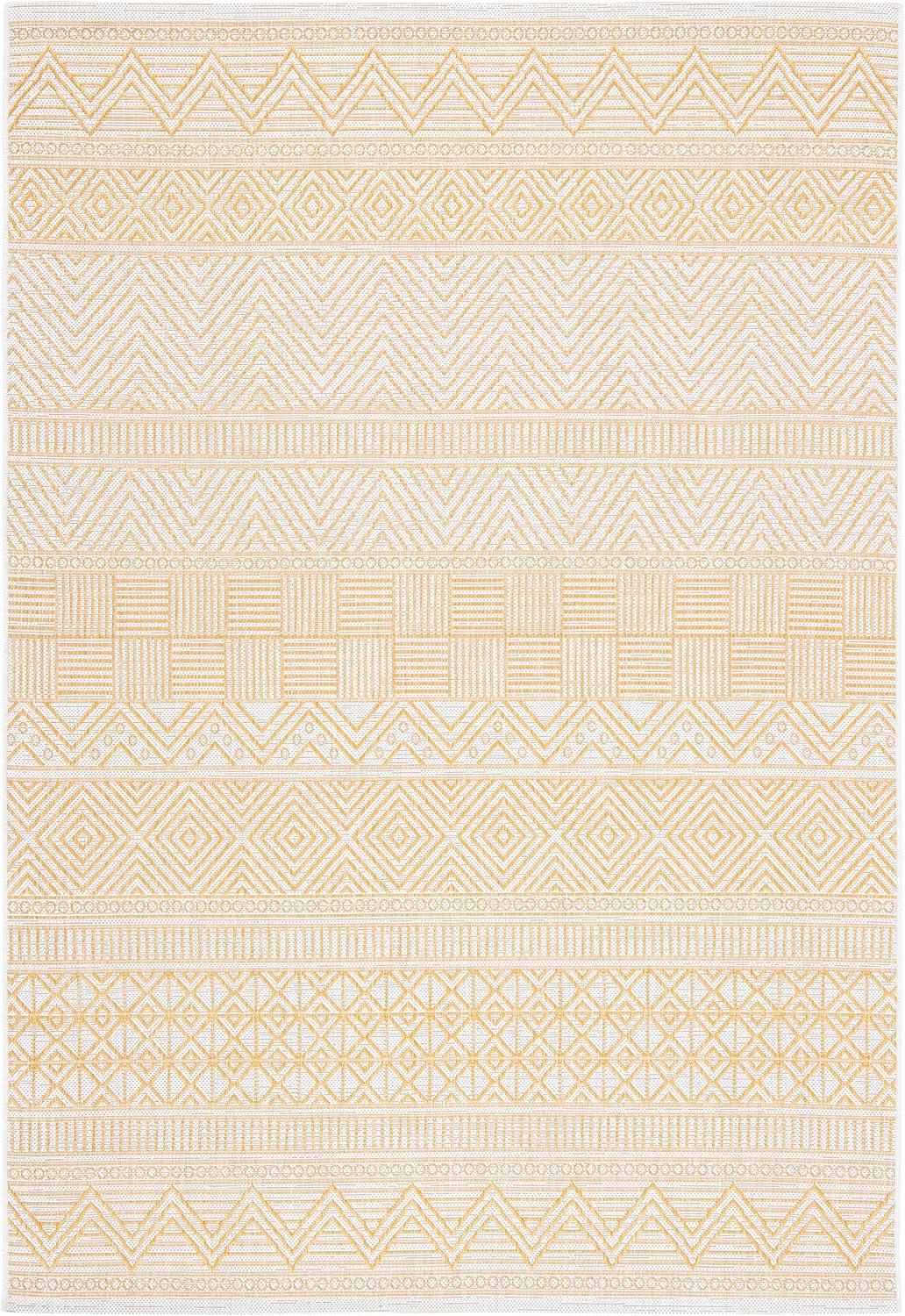 image:imageSAFAVIEH Washable Rug Outdoor Courtyard Collection 53 x 77 Black amp Grey NonShedding amp Easy Cleaning Ideal for Patio Backyard Mudroom CY819637612BeigeGold