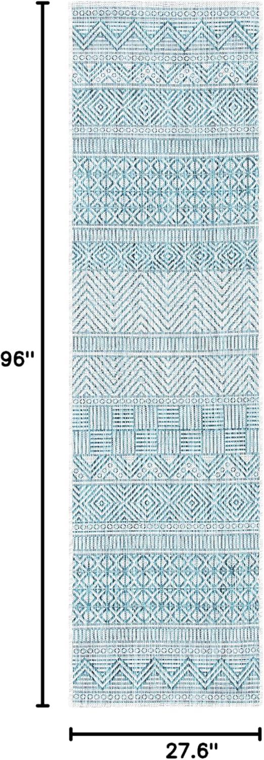 image:imageSAFAVIEH Washable Rug Outdoor Courtyard Collection 53 x 77 Black amp Grey NonShedding amp Easy Cleaning Ideal for Patio Backyard Mudroom CY819637612GreyTeal