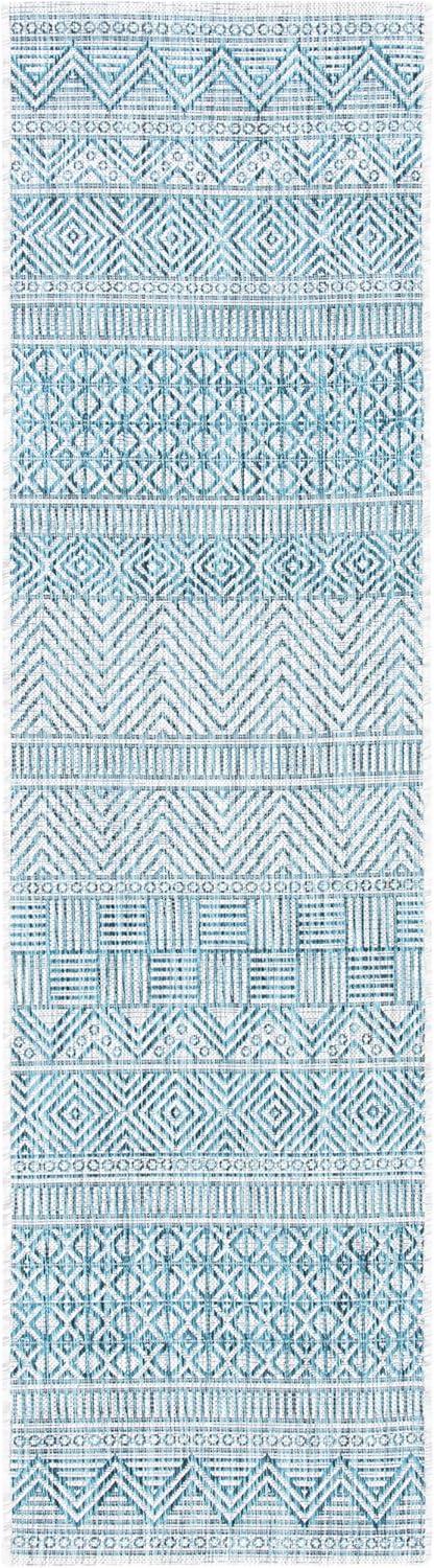 image:imageSAFAVIEH Washable Rug Outdoor Courtyard Collection 53 x 77 Black amp Grey NonShedding amp Easy Cleaning Ideal for Patio Backyard Mudroom CY819637612GreyTeal
