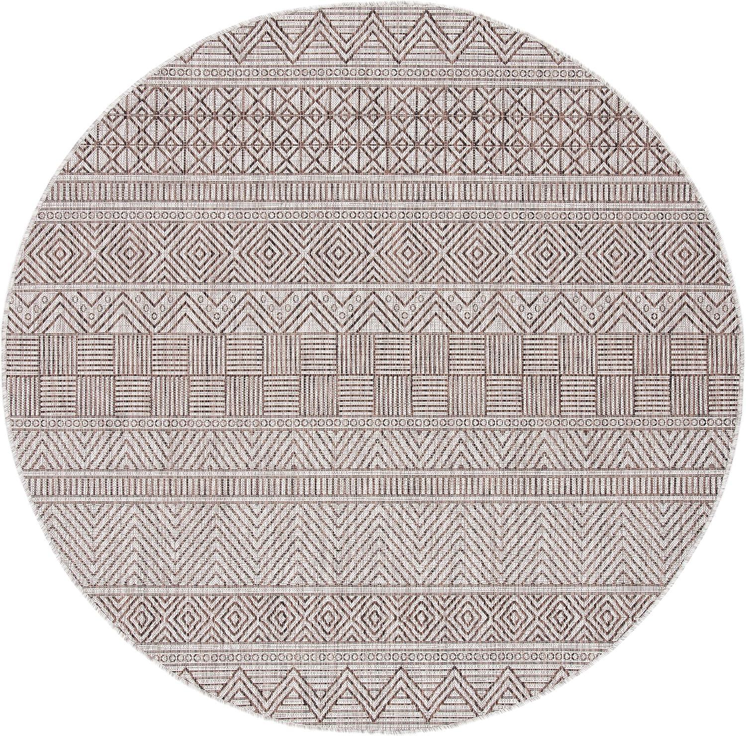 image:imageSAFAVIEH Washable Rug Outdoor Courtyard Collection 53 x 77 Black amp Grey NonShedding amp Easy Cleaning Ideal for Patio Backyard Mudroom CY819637612GreyBrown