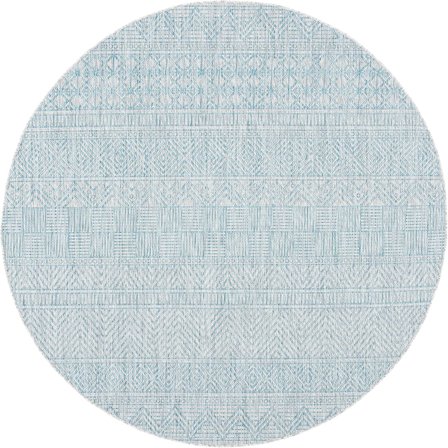 image:imageSAFAVIEH Washable Rug Outdoor Courtyard Collection 53 x 77 Black amp Grey NonShedding amp Easy Cleaning Ideal for Patio Backyard Mudroom CY819637612Light GreyAqua