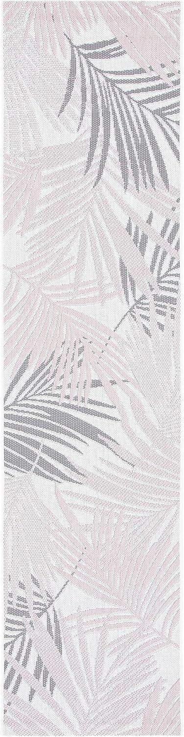 image:imageSAFAVIEH Washable Rug Outdoor Courtyard Collection 55 x 77 Ivory amp Pink NonShedding amp Easy Cleaning Ideal for Patio Backyard Mudroom CY883756212IvoryPink