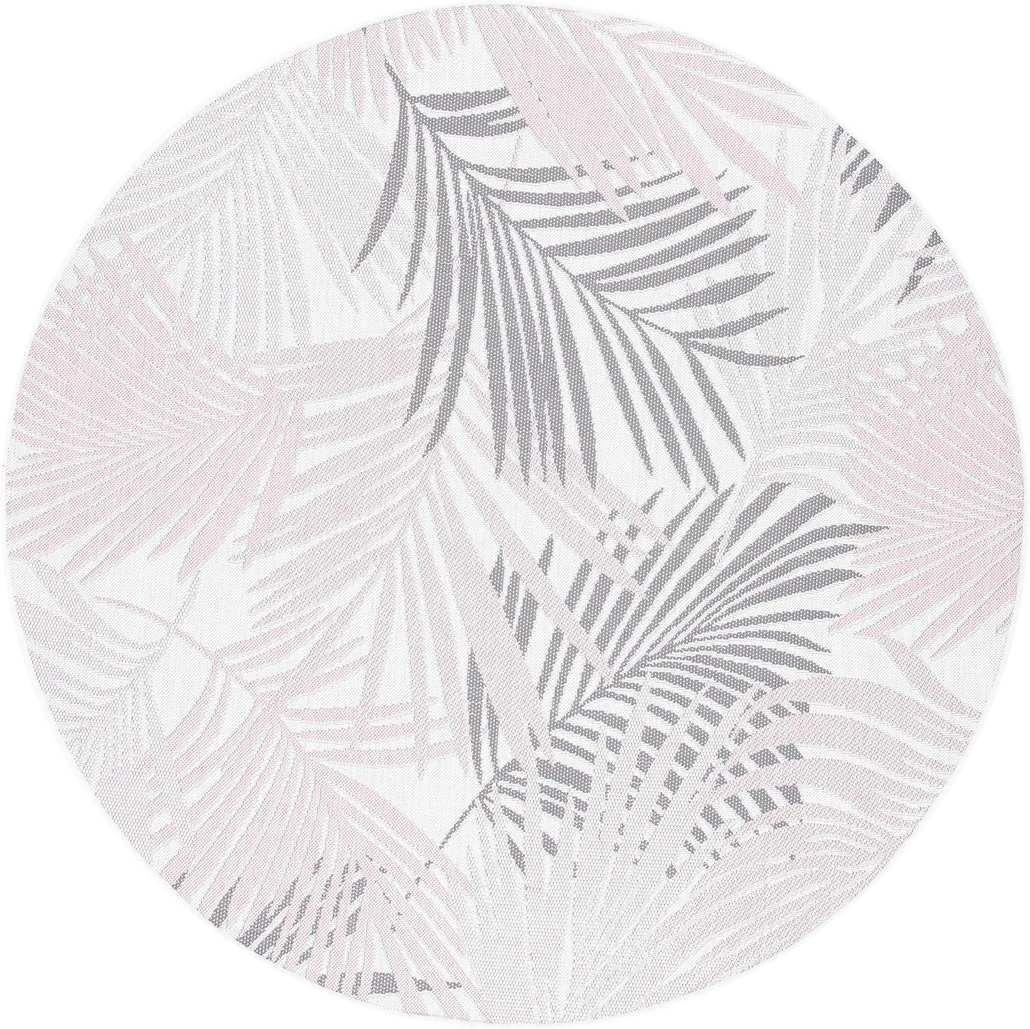image:imageSAFAVIEH Washable Rug Outdoor Courtyard Collection 55 x 77 Ivory amp Pink NonShedding amp Easy Cleaning Ideal for Patio Backyard Mudroom CY883756212IvoryPink