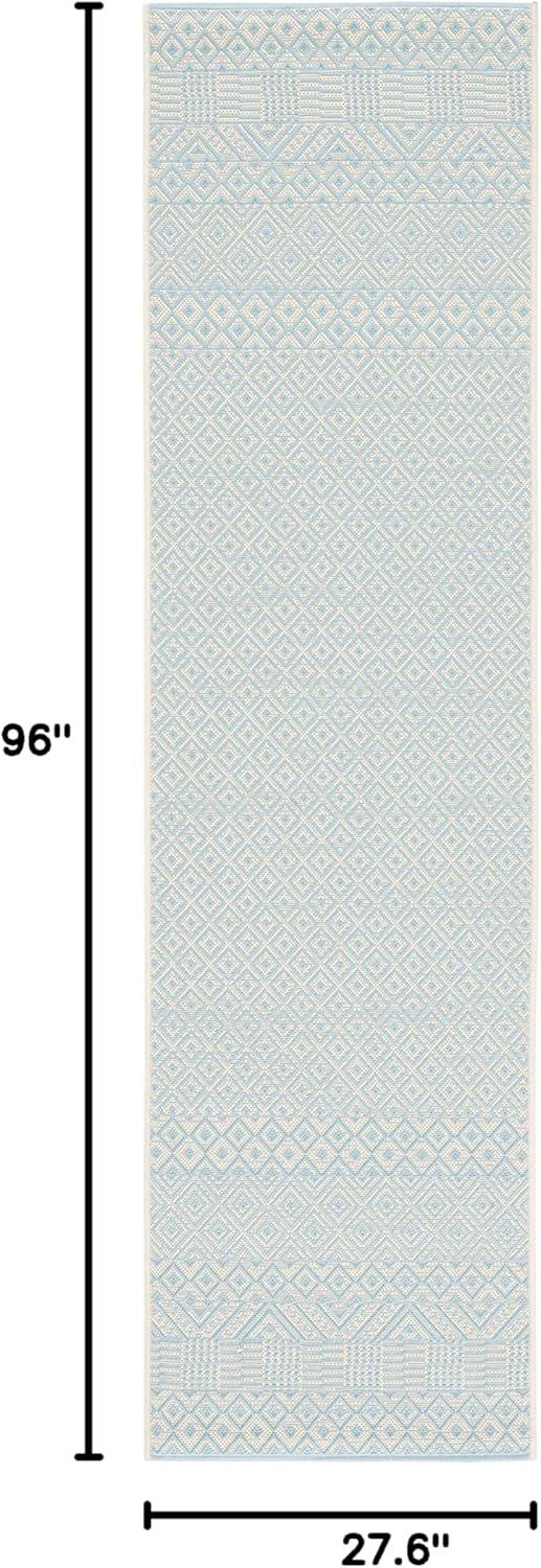 image:imageSAFAVIEH Washable Rug Outdoor Courtyard Collection 8 x 10 Beige amp Red NonShedding amp Easy Cleaning Ideal for Patio Backyard Mudroom DIning Space CY623523812BeigeAqua