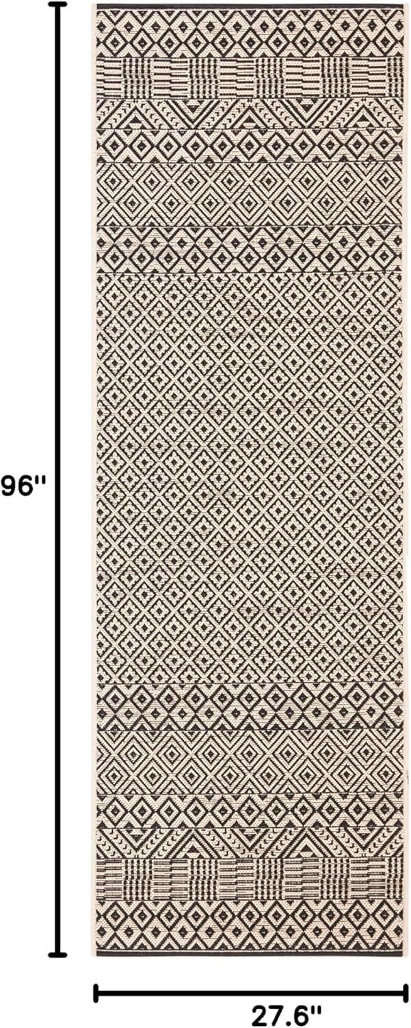 image:imageSAFAVIEH Washable Rug Outdoor Courtyard Collection 8 x 10 Beige amp Red NonShedding amp Easy Cleaning Ideal for Patio Backyard Mudroom DIning Space CY623523812BeigeBlack