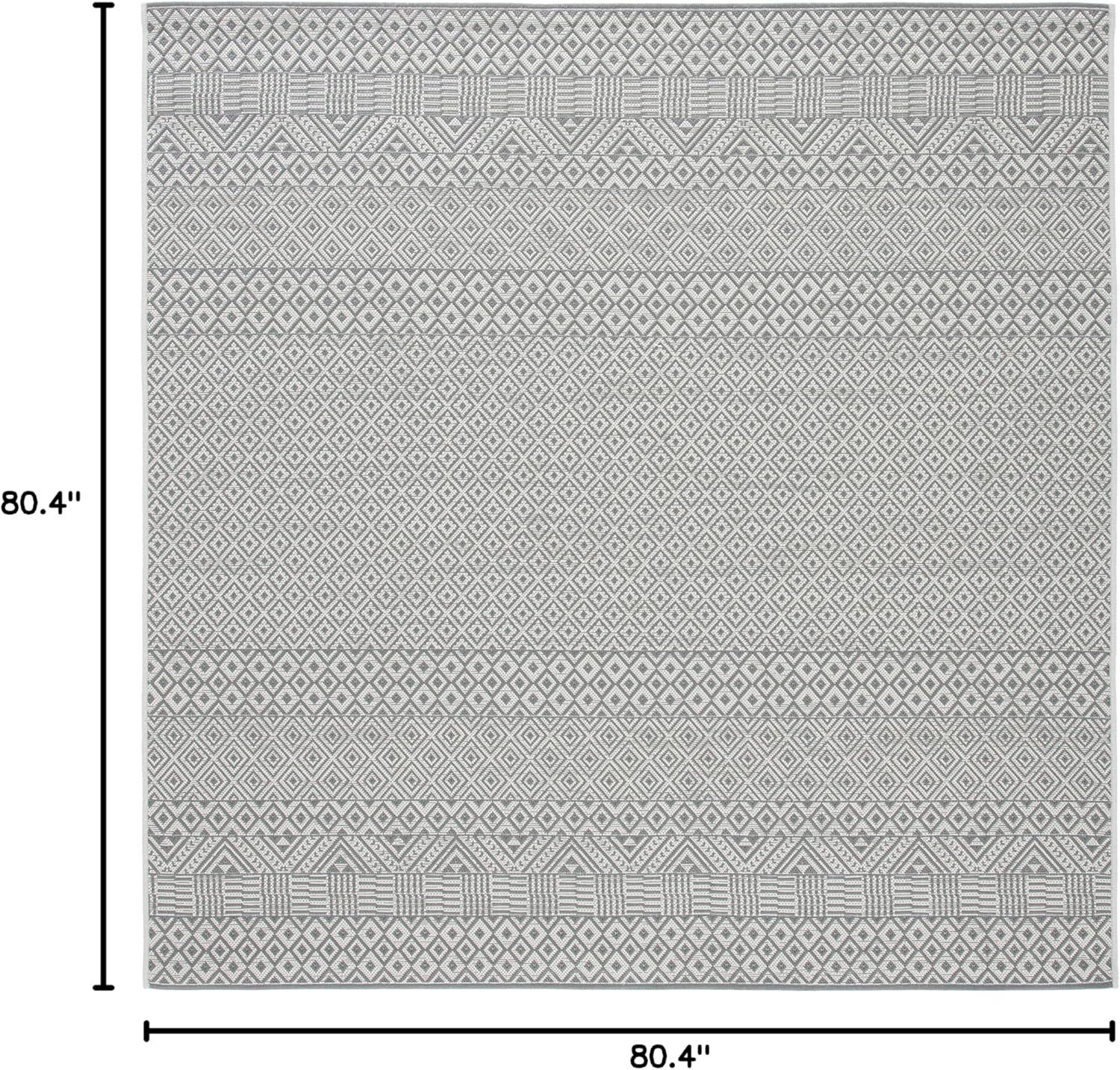 image:imageSAFAVIEH Washable Rug Outdoor Courtyard Collection 8 x 10 Beige amp Red NonShedding amp Easy Cleaning Ideal for Patio Backyard Mudroom DIning Space CY623523812BrownGrey