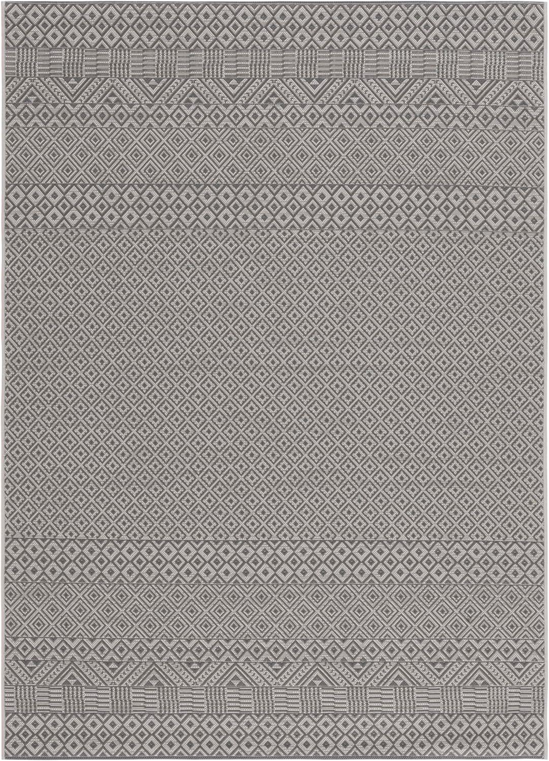 image:imageSAFAVIEH Washable Rug Outdoor Courtyard Collection 8 x 10 Beige amp Red NonShedding amp Easy Cleaning Ideal for Patio Backyard Mudroom DIning Space CY623523812BrownGrey
