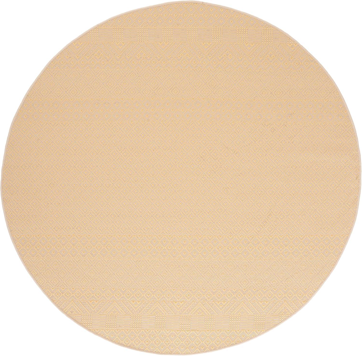 image:imageSAFAVIEH Washable Rug Outdoor Courtyard Collection 8 x 10 Beige amp Red NonShedding amp Easy Cleaning Ideal for Patio Backyard Mudroom DIning Space CY623523812GoldBeige