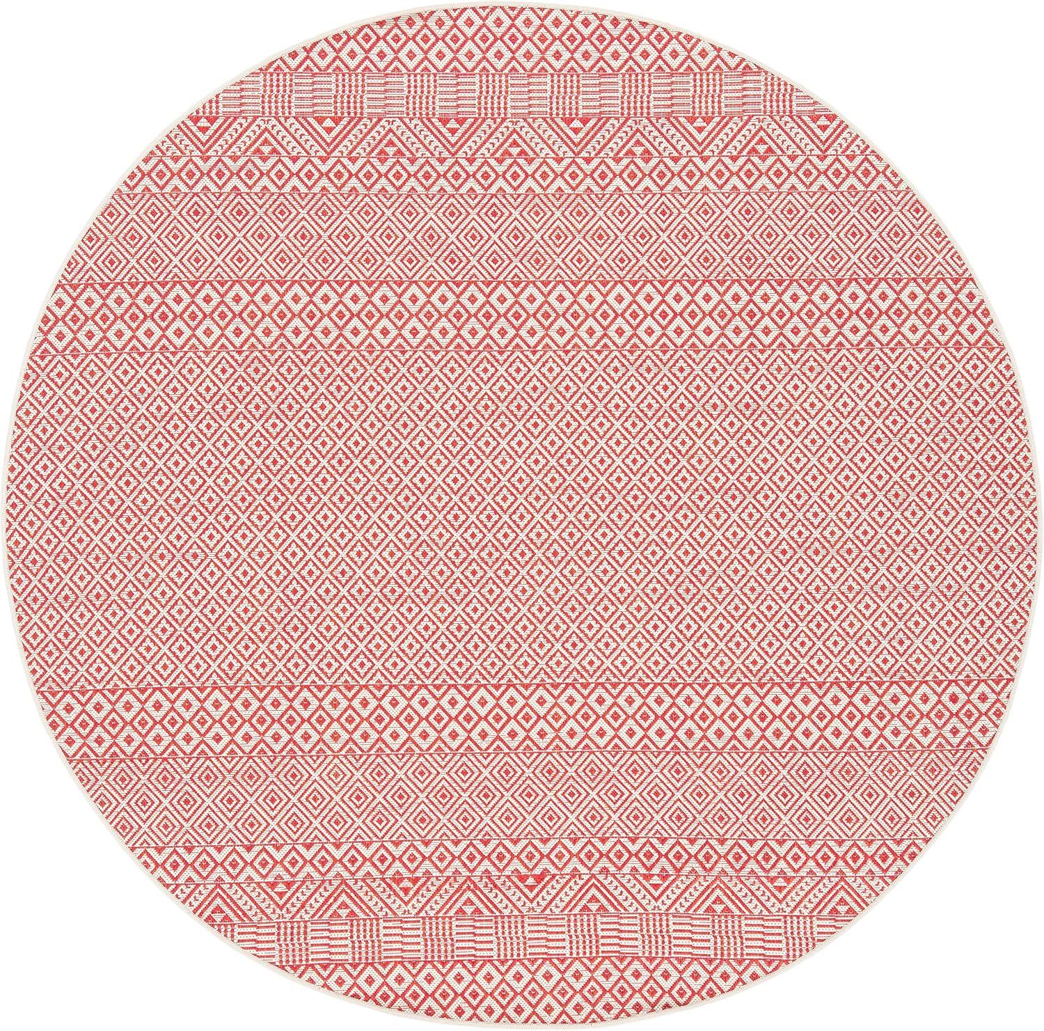image:imageSAFAVIEH Washable Rug Outdoor Courtyard Collection 8 x 10 Beige amp Red NonShedding amp Easy Cleaning Ideal for Patio Backyard Mudroom DIning Space CY623523812BeigeRed