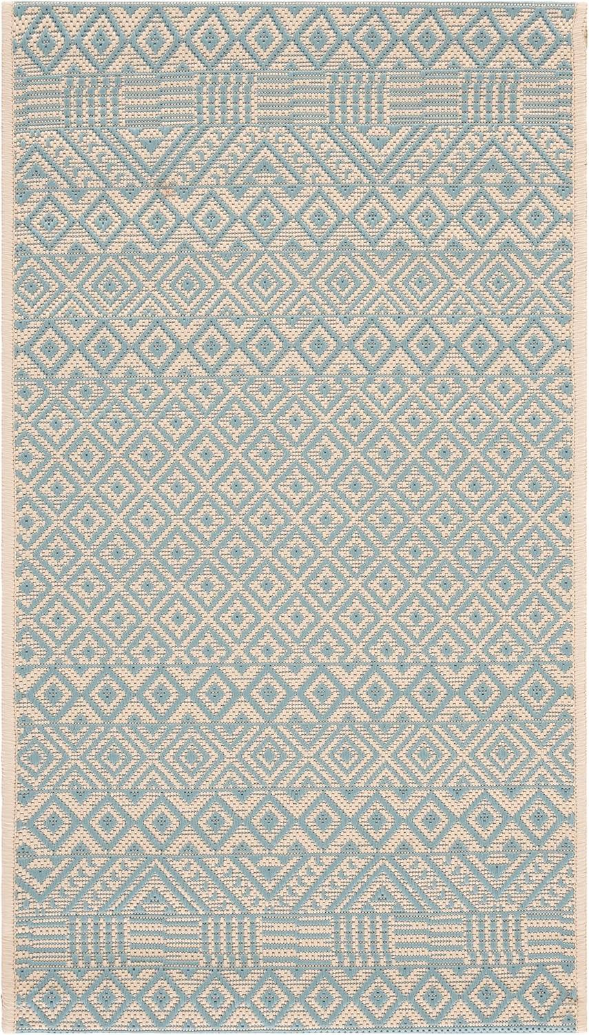 image:imageSAFAVIEH Washable Rug Outdoor Courtyard Collection 8 x 10 Beige amp Red NonShedding amp Easy Cleaning Ideal for Patio Backyard Mudroom DIning Space CY623523812BeigeAqua