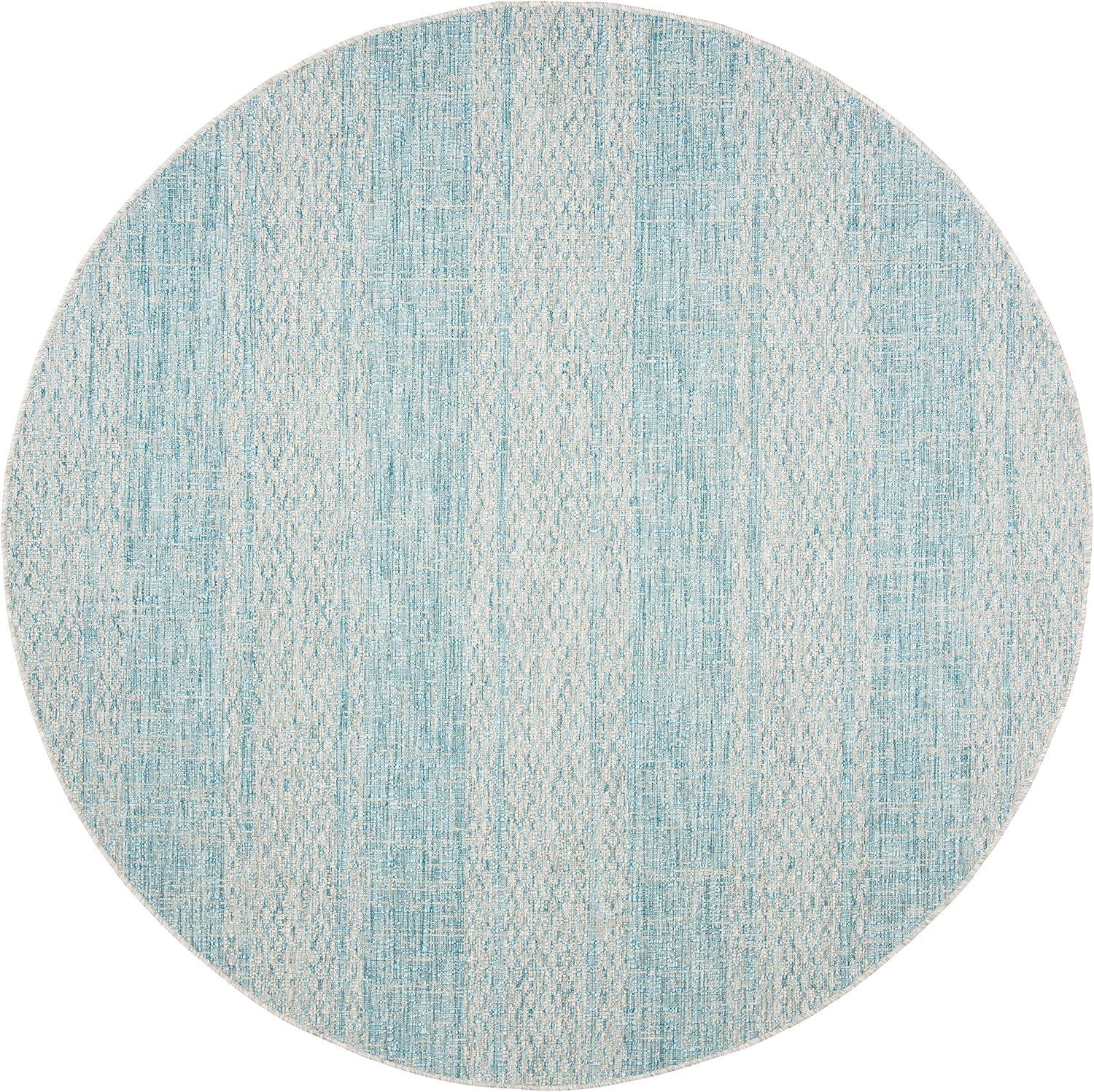 image:imageSAFAVIEH Washable Rug Outdoor Courtyard Collection 8 x 11 Light Grey amp Blue NonShedding amp Easy Cleaning Ideal for Patio Backyard Mudroom CY873636812Light GreyAqua