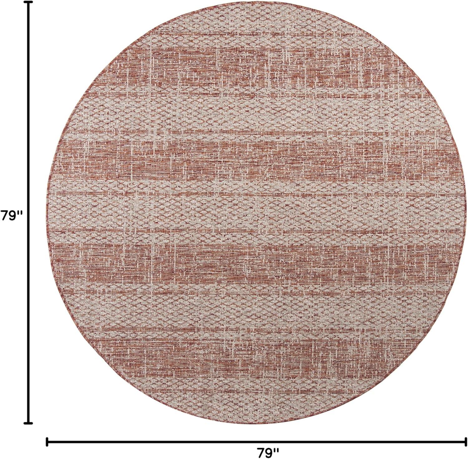 image:imageSAFAVIEH Washable Rug Outdoor Courtyard Collection 8 x 11 Light Grey amp Blue NonShedding amp Easy Cleaning Ideal for Patio Backyard Mudroom CY873636812Light BeigeTerracotta