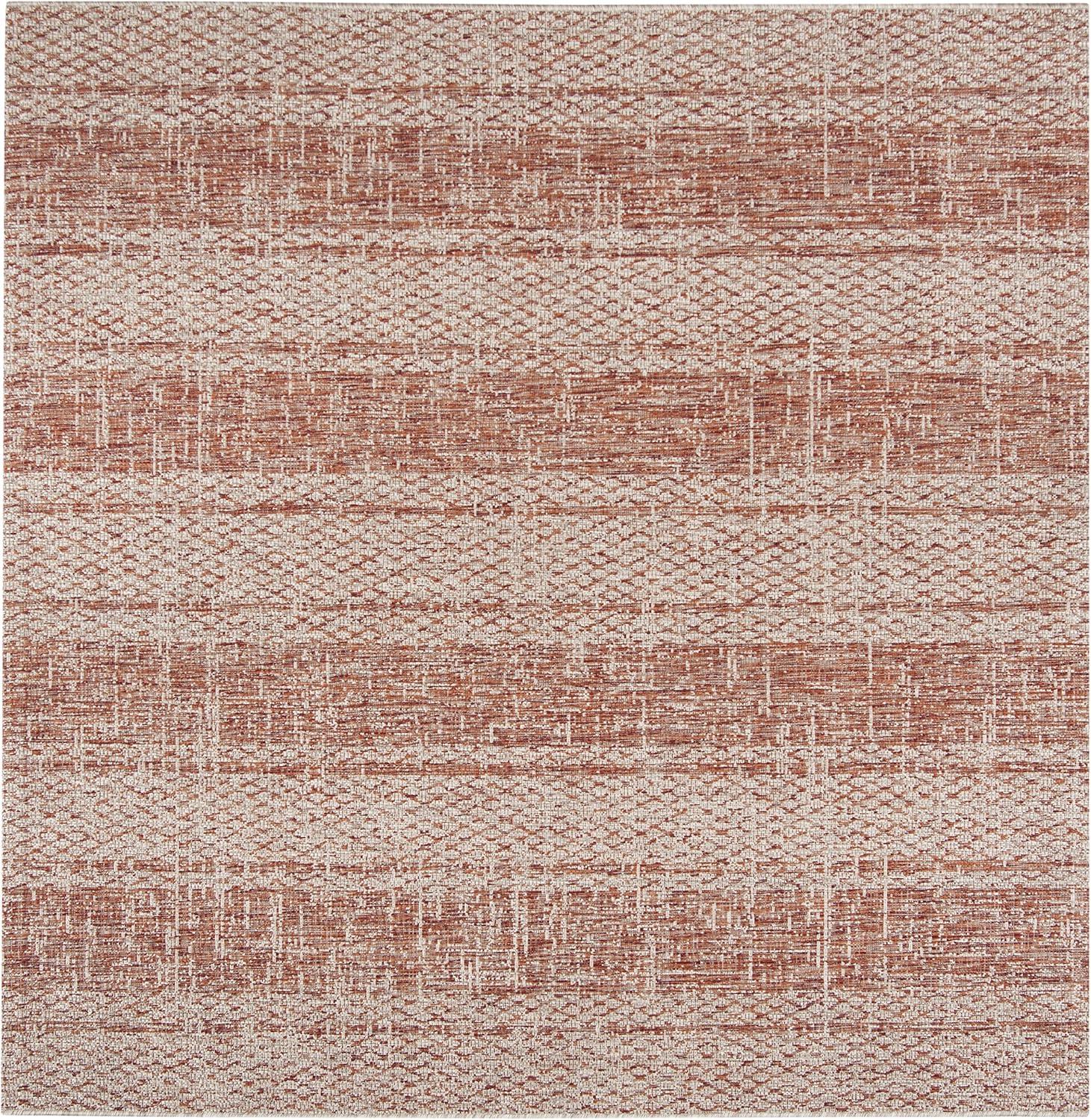 image:imageSAFAVIEH Washable Rug Outdoor Courtyard Collection 8 x 11 Light Grey amp Blue NonShedding amp Easy Cleaning Ideal for Patio Backyard Mudroom CY873636812Light BeigeTerracotta