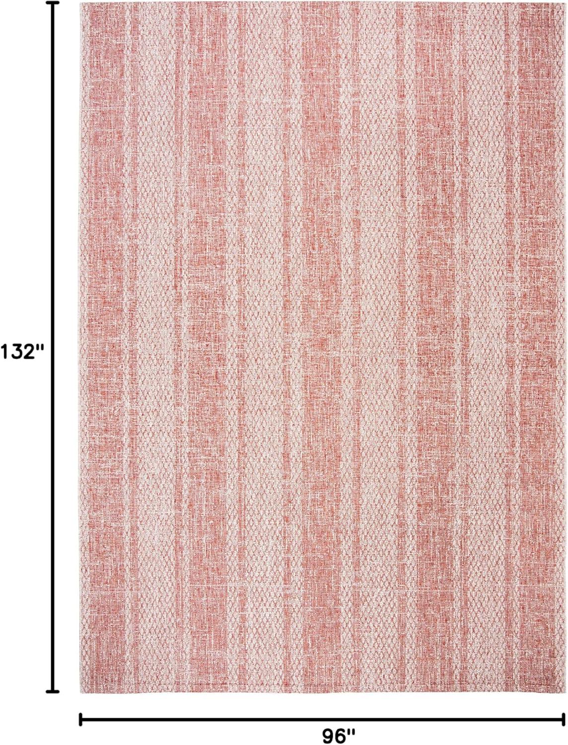 image:imageSAFAVIEH Washable Rug Outdoor Courtyard Collection 8 x 11 Light Grey amp Blue NonShedding amp Easy Cleaning Ideal for Patio Backyard Mudroom CY873636812Light BeigeTerracotta