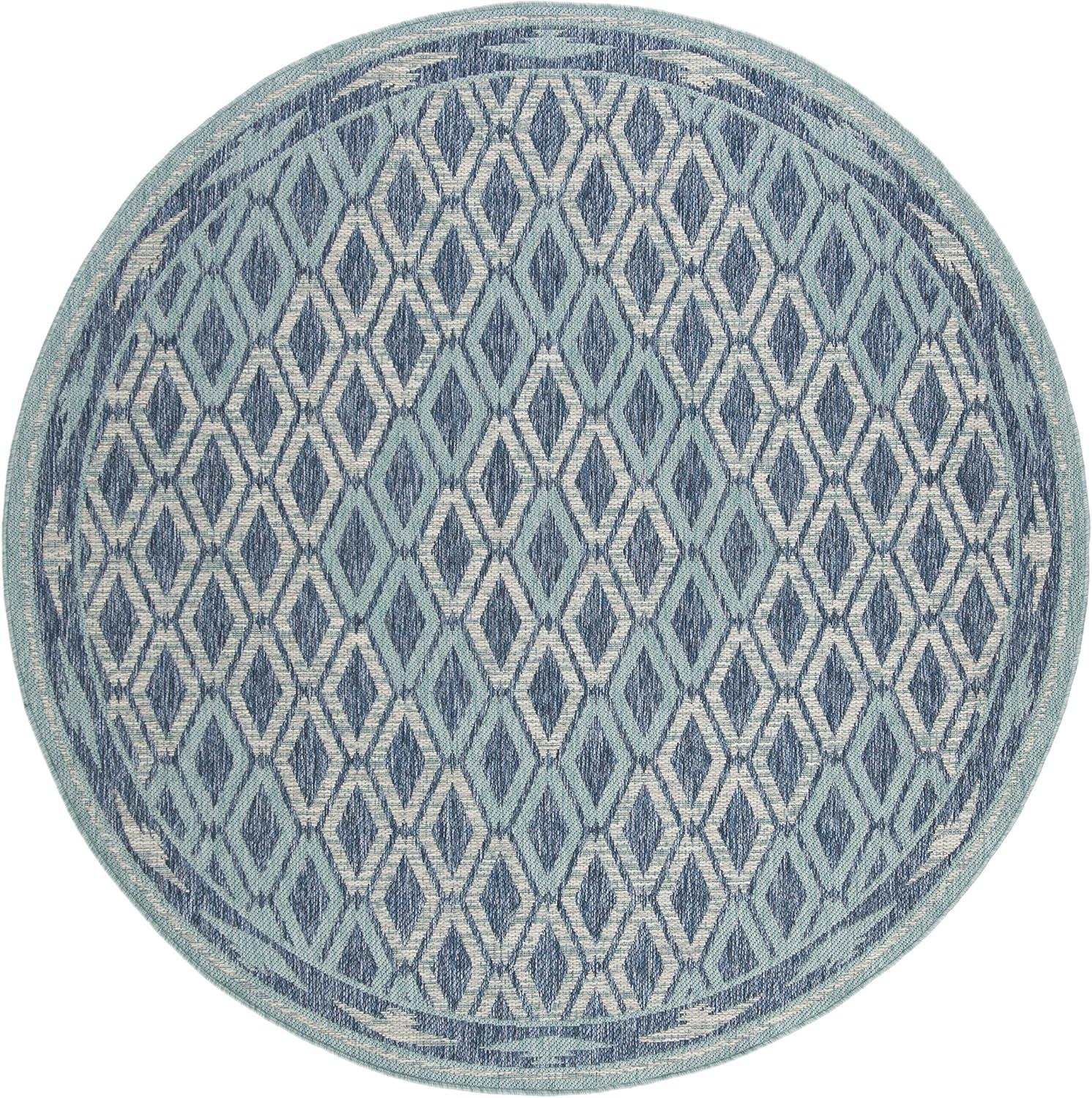 image:imageSAFAVIEH Washable Rug Outdoor Courtyard Collection 9 x 12 Navy amp Grey NonShedding amp Easy Cleaning Ideal for Patio Backyard Mudroom CY853136821NavyAqua
