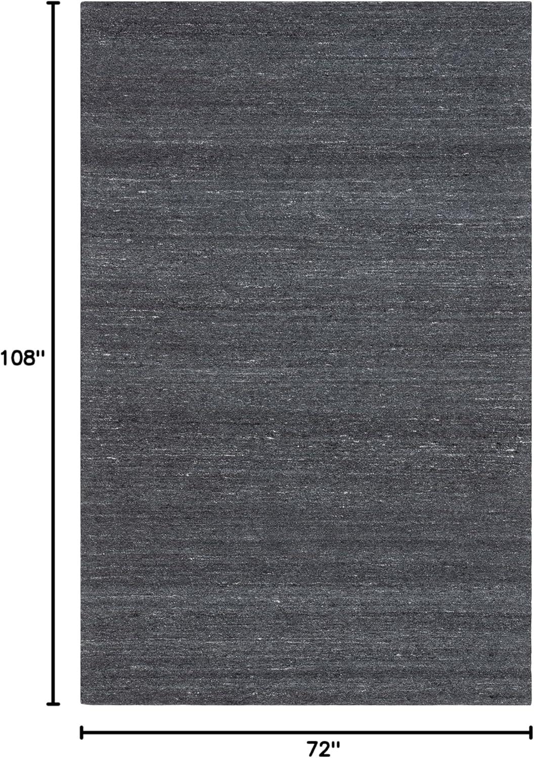 image:imageSAFAVIEH Washable Rug Outdoor MicroLoop Collection 5 x 8 Dark Grey Handmade NonShedding amp Easy to Clean Ideal for Patio Backyard Mudroom OMP101GDark Grey