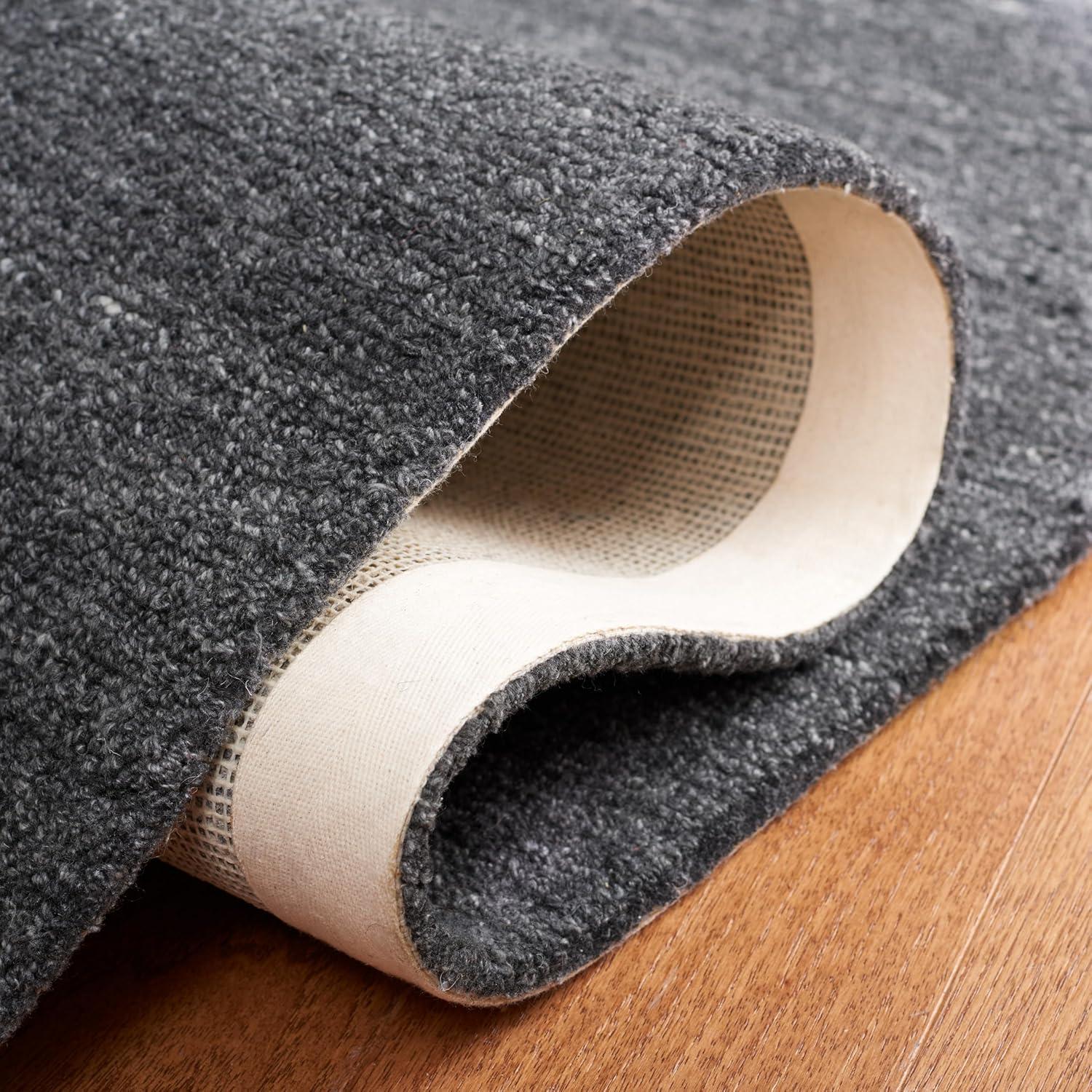 image:imageSAFAVIEH Washable Rug Outdoor MicroLoop Collection 5 x 8 Dark Grey Handmade NonShedding amp Easy to Clean Ideal for Patio Backyard Mudroom OMP101GDark Grey