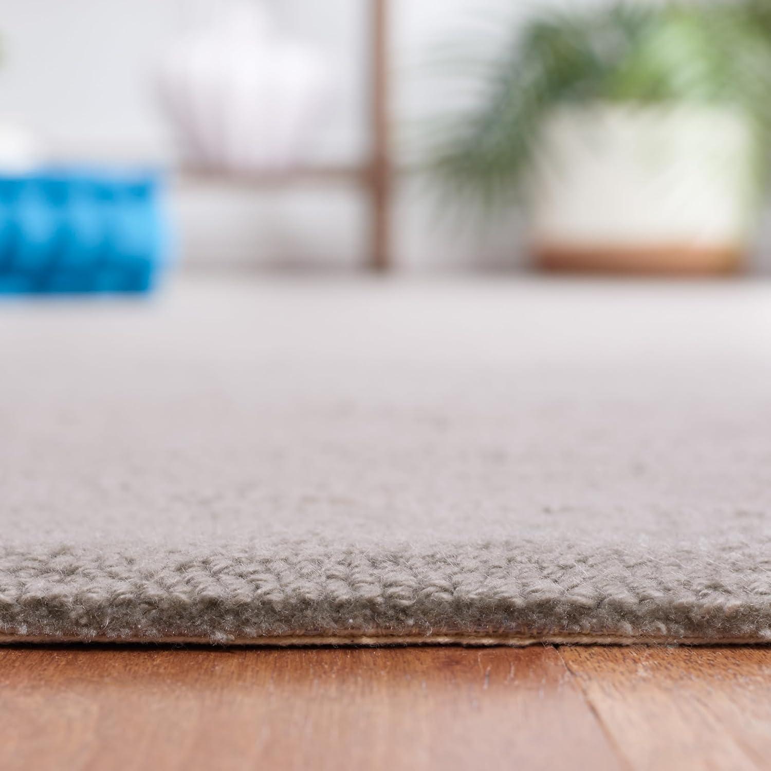 image:imageSAFAVIEH Washable Rug Outdoor MicroLoop Collection 5 x 8 Dark Grey Handmade NonShedding amp Easy to Clean Ideal for Patio Backyard Mudroom OMP101GGrey
