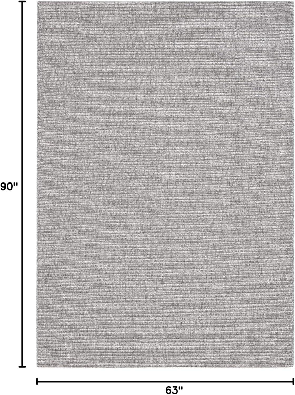 image:imageSAFAVIEH Washable Rug Outdoor Sisal AllWeather Collection 8 x 10 Natural NonShedding amp Easy to Clean Ideal for Patio Backyard Mudroom SAW642BGrey