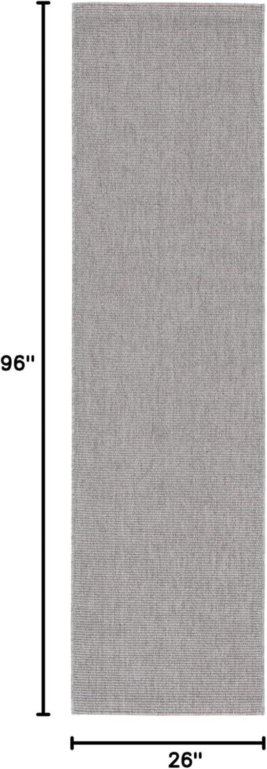 image:imageSAFAVIEH Washable Rug Outdoor Sisal AllWeather Collection 8 x 10 Natural NonShedding amp Easy to Clean Ideal for Patio Backyard Mudroom SAW642BGrey