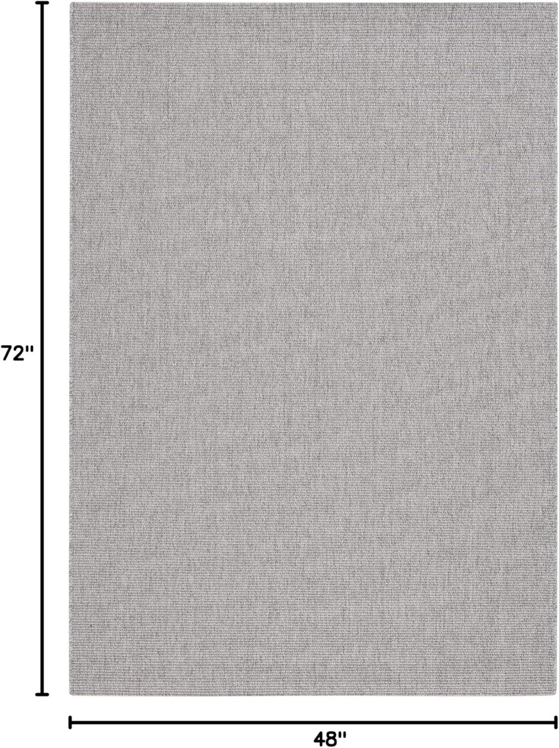 image:imageSAFAVIEH Washable Rug Outdoor Sisal AllWeather Collection 8 x 10 Natural NonShedding amp Easy to Clean Ideal for Patio Backyard Mudroom SAW642BGrey