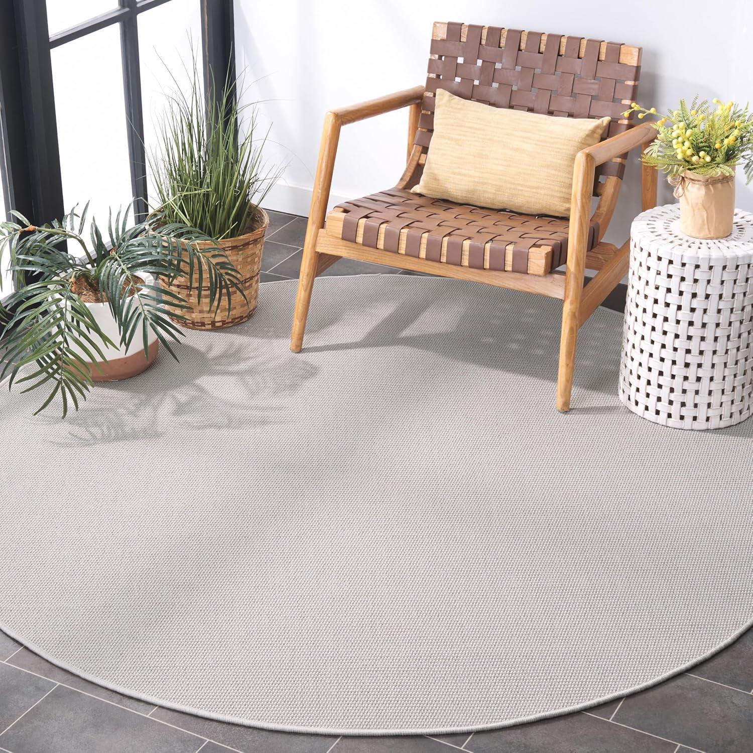 image:imageSAFAVIEH Washable Rug Outdoor Sisal AllWeather Collection 8 x 10 Natural NonShedding amp Easy to Clean Ideal for Patio Backyard Mudroom SAW642BIvoryBeige