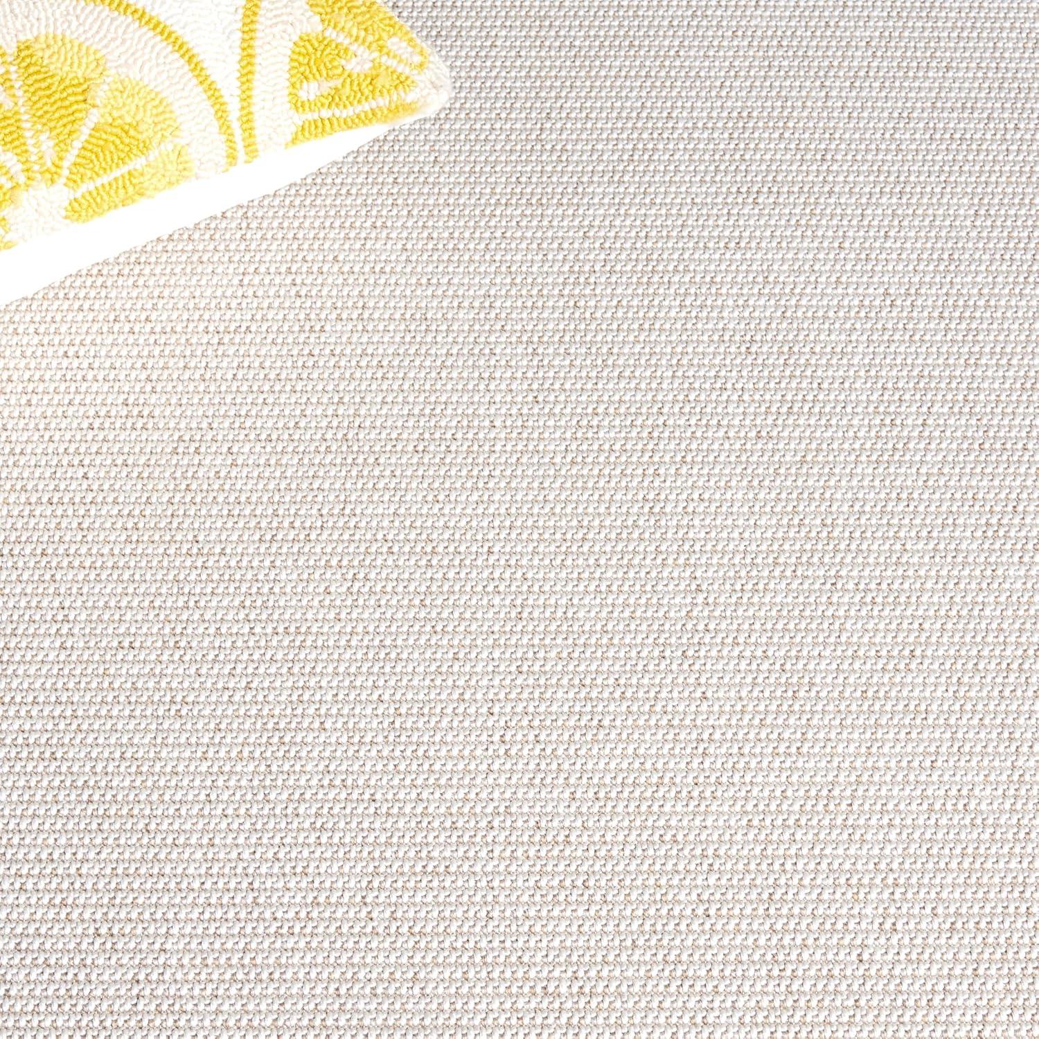 image:imageSAFAVIEH Washable Rug Outdoor Sisal AllWeather Collection 8 x 10 Natural NonShedding amp Easy to Clean Ideal for Patio Backyard Mudroom SAW642BIvoryBeige