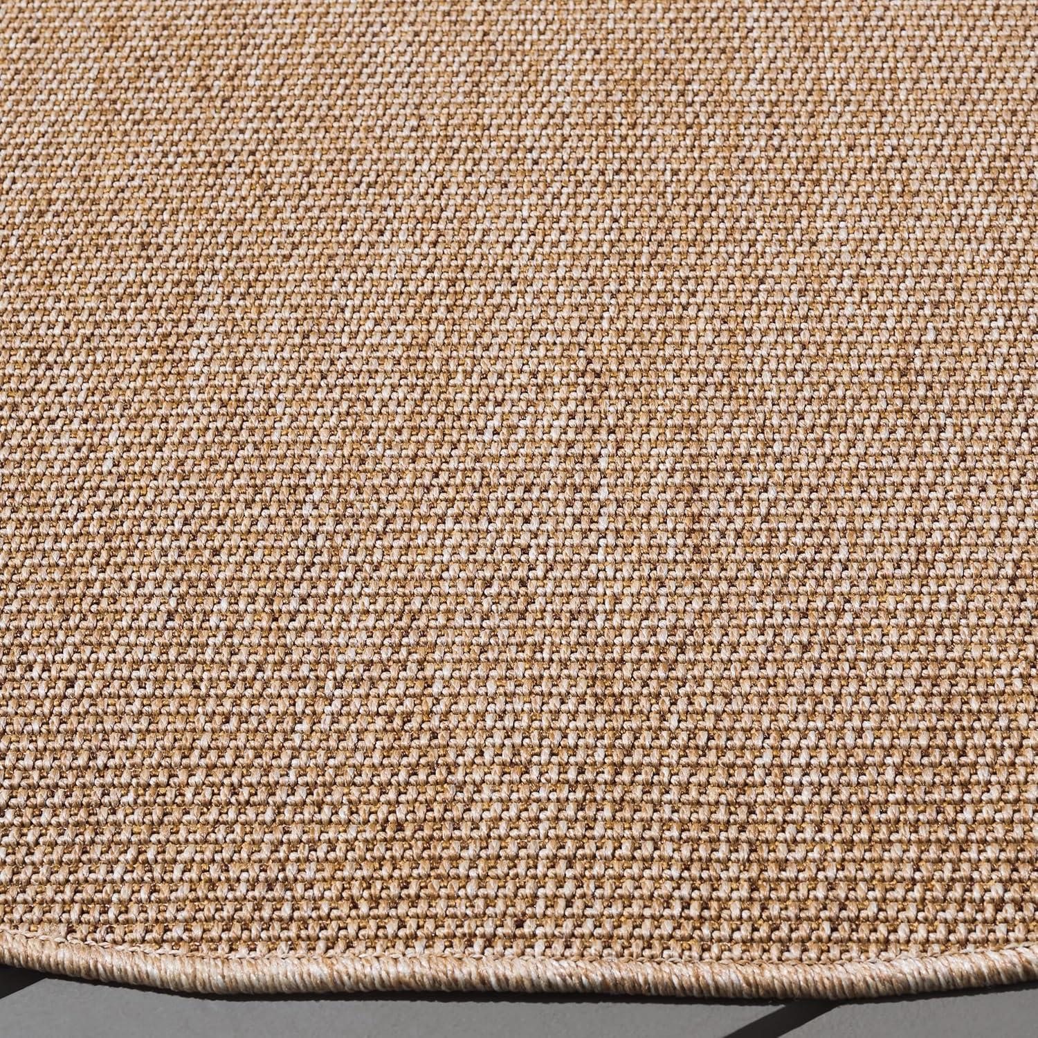 image:imageSAFAVIEH Washable Rug Outdoor Sisal AllWeather Collection 8 x 10 Natural NonShedding amp Easy to Clean Ideal for Patio Backyard Mudroom SAW642BNatural