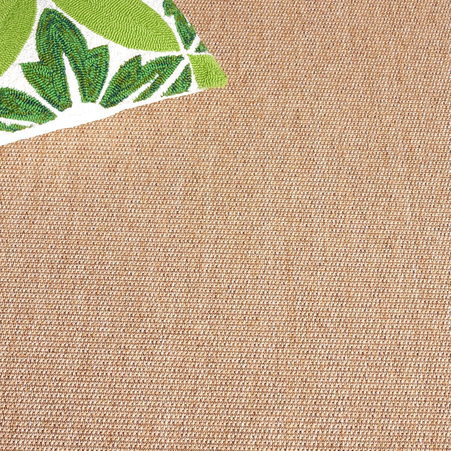 image:imageSAFAVIEH Washable Rug Outdoor Sisal AllWeather Collection 8 x 10 Natural NonShedding amp Easy to Clean Ideal for Patio Backyard Mudroom SAW642BNatural