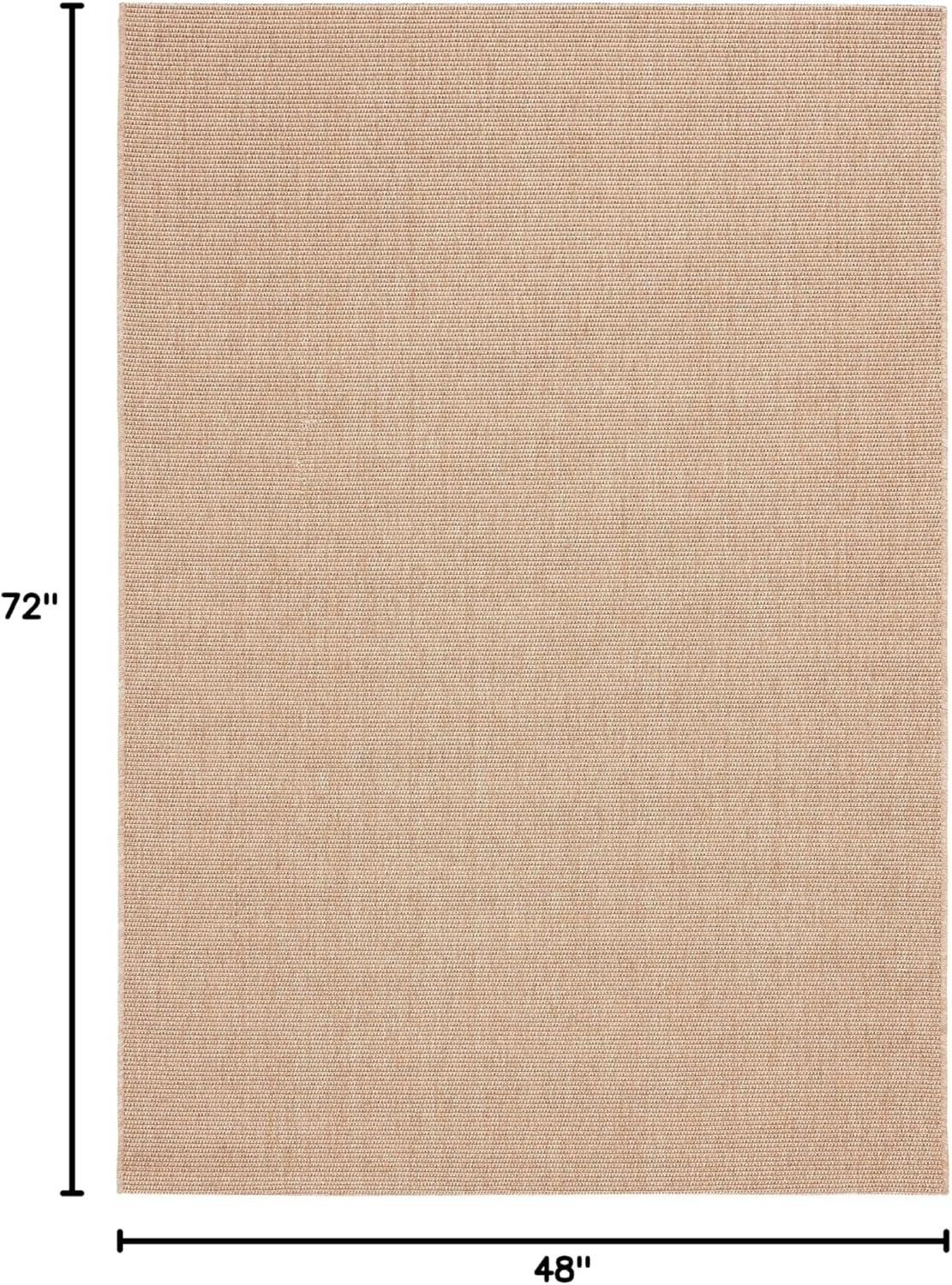 image:imageSAFAVIEH Washable Rug Outdoor Sisal AllWeather Collection 8 x 10 Natural NonShedding amp Easy to Clean Ideal for Patio Backyard Mudroom SAW642BNatural