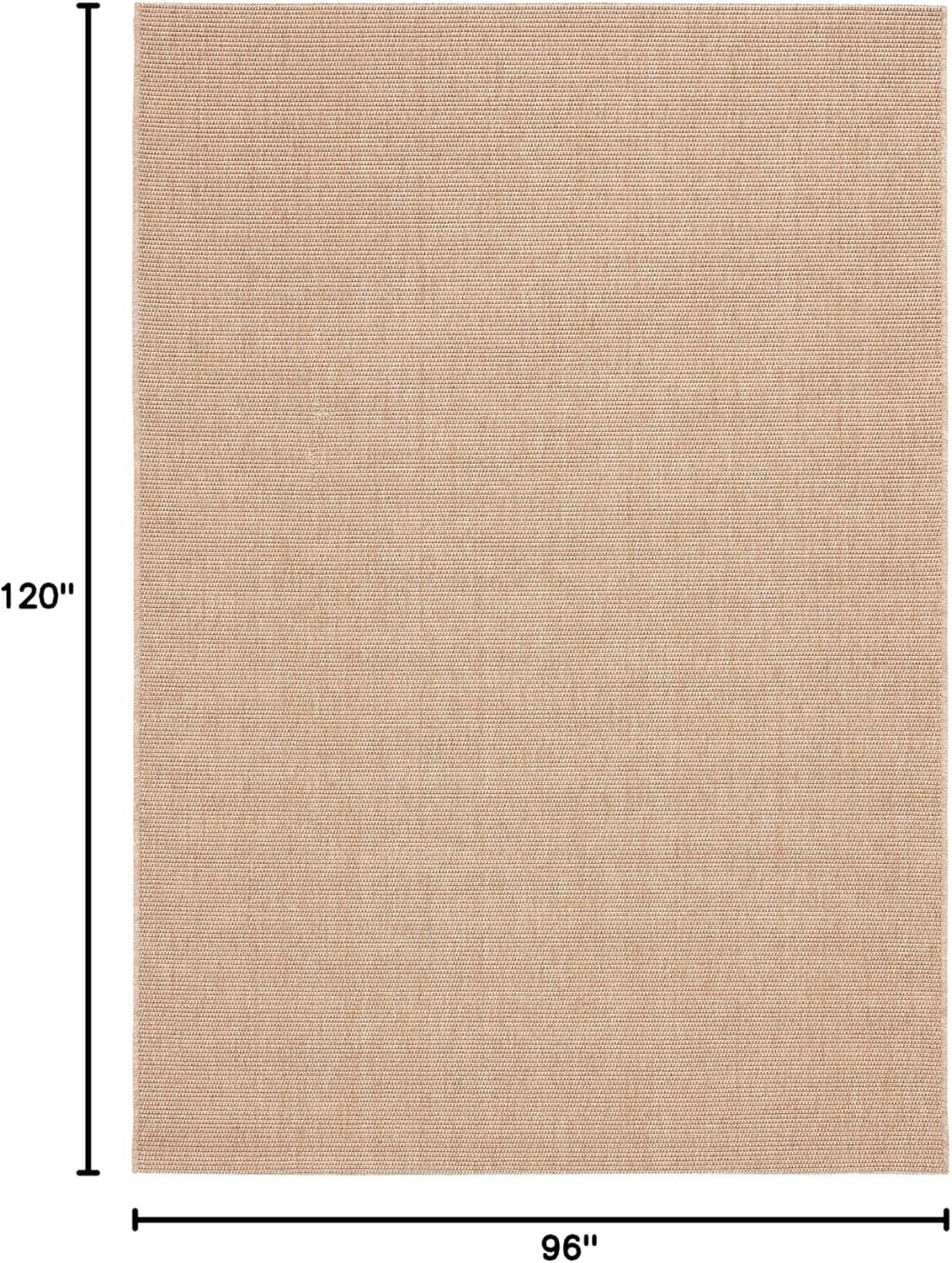 image:imageSAFAVIEH Washable Rug Outdoor Sisal AllWeather Collection 8 x 10 Natural NonShedding amp Easy to Clean Ideal for Patio Backyard Mudroom SAW642BNatural
