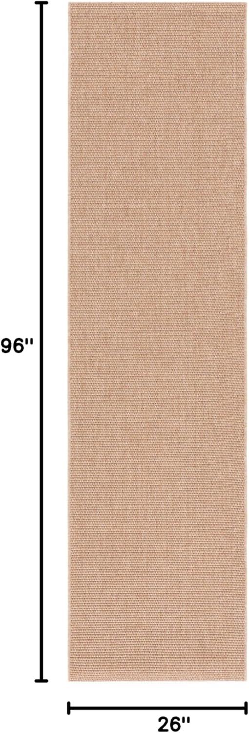 image:imageSAFAVIEH Washable Rug Outdoor Sisal AllWeather Collection 8 x 10 Natural NonShedding amp Easy to Clean Ideal for Patio Backyard Mudroom SAW642BNatural