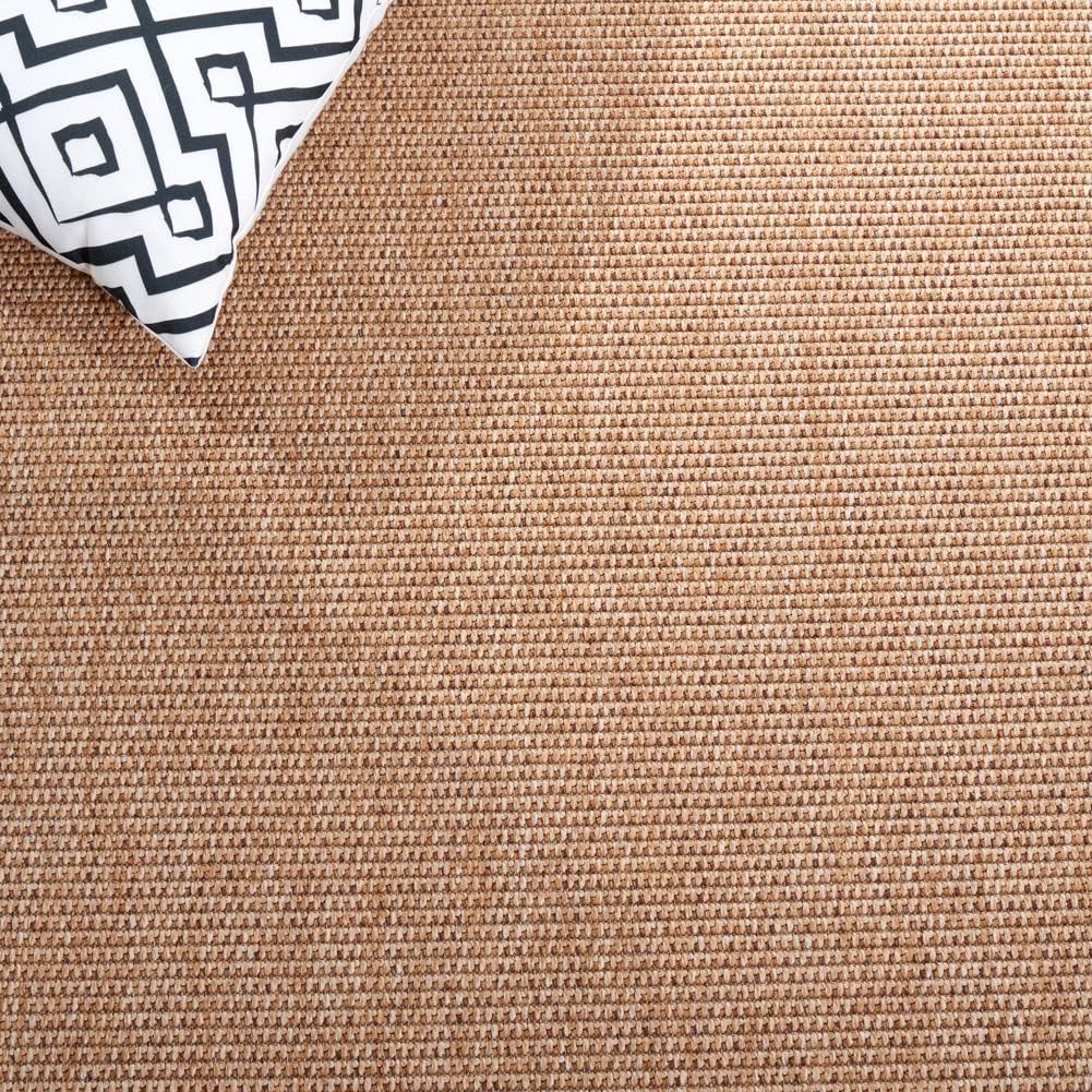 image:imageSAFAVIEH Washable Rug Outdoor Sisal AllWeather Collection 8 x 10 Natural NonShedding amp Easy to Clean Ideal for Patio Backyard Mudroom SAW642BNatural
