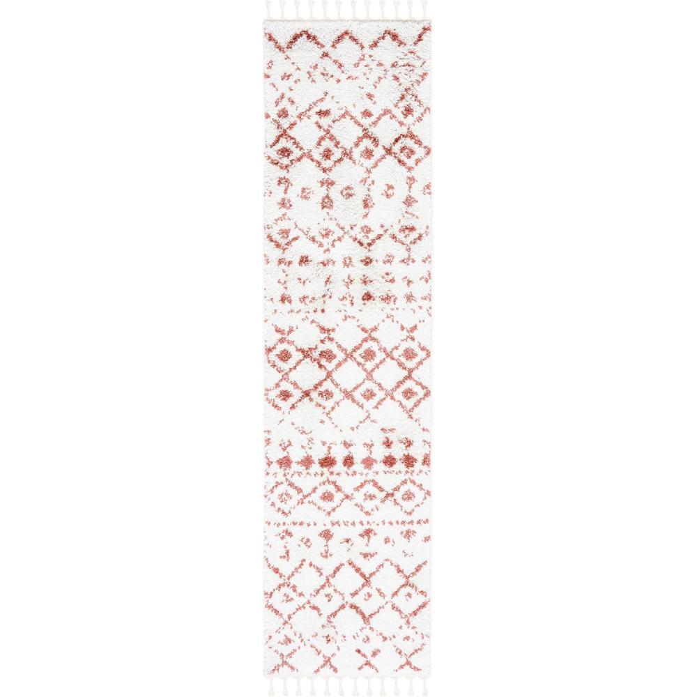 image:imageSAFAVIEH Area Rug 8x10 Berber Fringe Shag Collection Large Cream amp Dark Grey Moroccan Design NonShedding amp Easy Cleaning Thick Pile Ideal for Living Room Bedroom Dining Space BFG516AIvoryRust