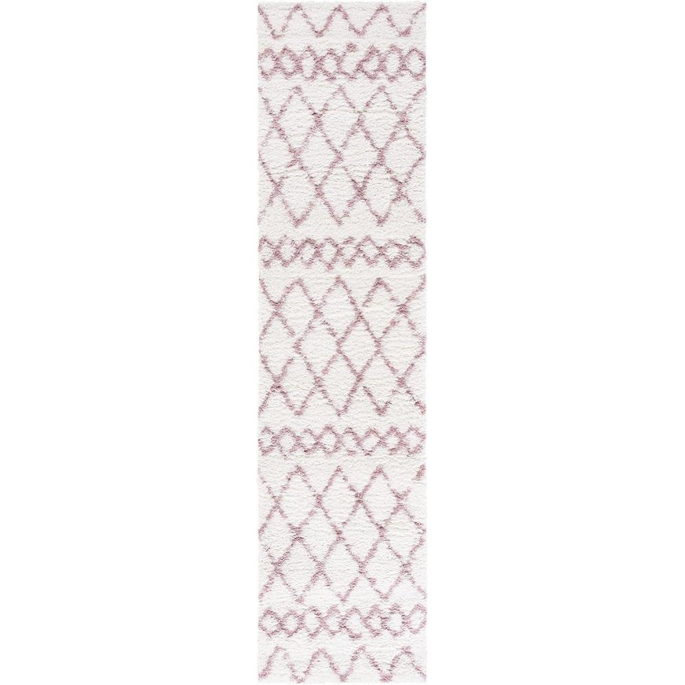 image:imageSAFAVIEH Area Rug 8x10 Berber Shag Collection Large Navy amp Ivory Moroccan Design NonShedding amp Easy Cleaning Plush Thick Pile Ideal for Living Room Bedroom Dining Space BER165NIvoryLight Rose