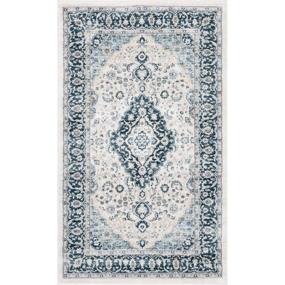 image:imageSAFAVIEH Area Rug 8x10 Casablanca Collection Large Ivory amp Black Handmade Wool Moroccan Boho Trellis Design Ideal for Living Room Bedroom Dining Space CSB987ACreamDark Blue
