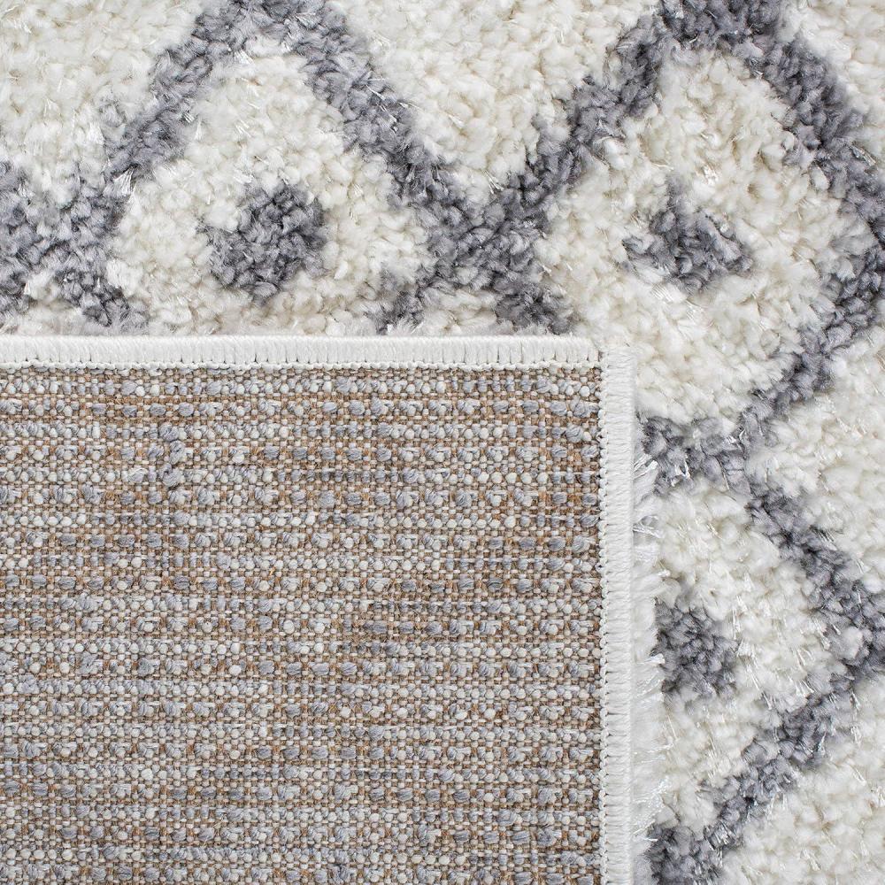 image:imageSAFAVIEH Berber Fringe Shag Collection Area Rug 5 x 7 Cream amp Dark Grey Moroccan Design NonShedding amp Easy Care 12inch Thick Ideal for High Traffic Areas in Living Room Bedroom BFG540ACreamDark Grey