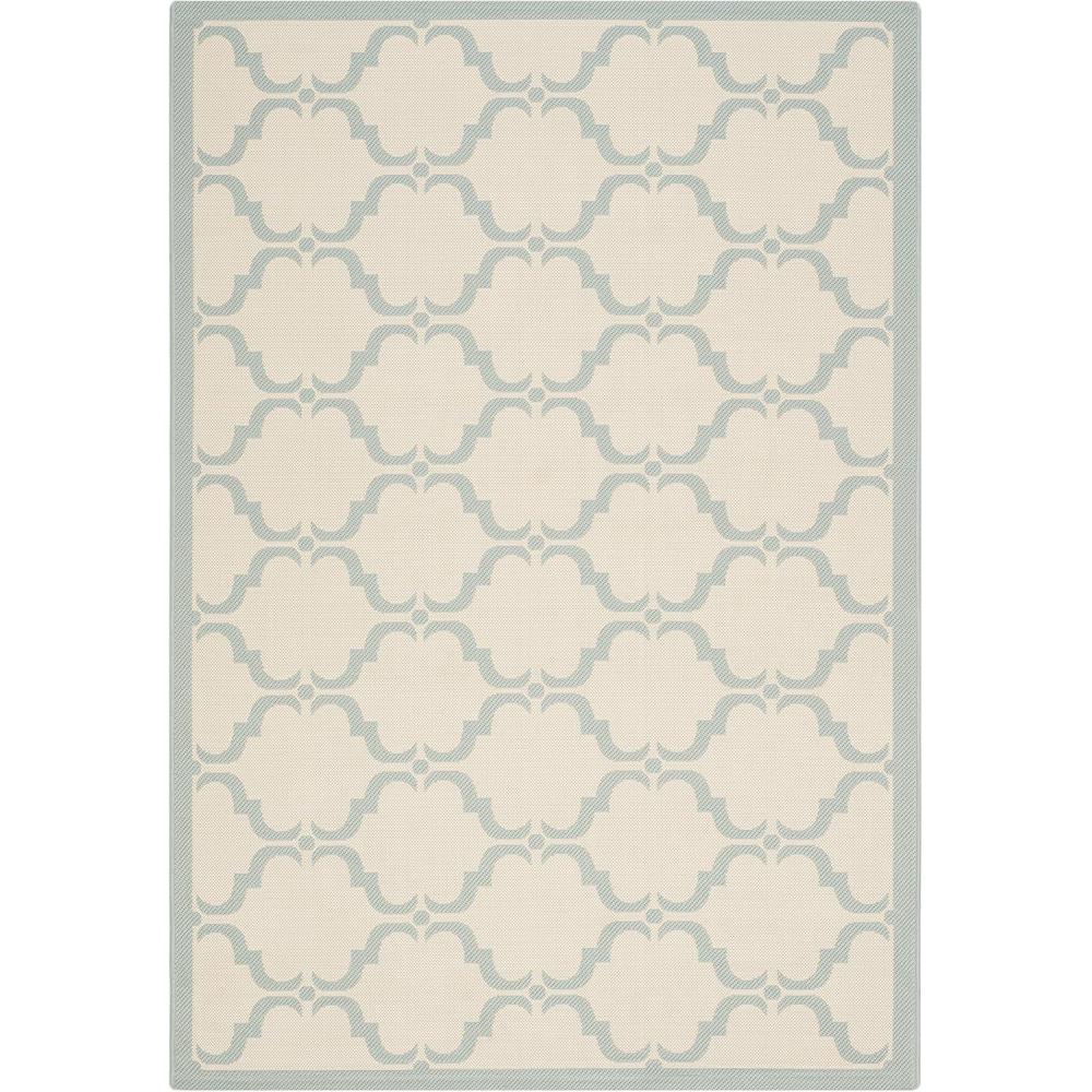 image:imageSAFAVIEH Courtyard Collection 8 x 11 NavyBeige CY6009 Trellis Indoor Outdoor Waterproof EasyCleaning Patio Backyard Mudroom AreaRugBeigeAqua