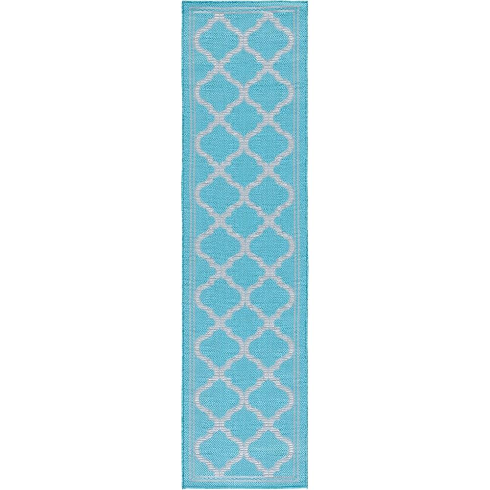 image:imageSAFAVIEH Washable Rug Outdoor Bermuda Collection 8 x 10 Ivory amp Charcoal NonShedding amp Easy to Clean Ideal for Patio Backyard Mudroom BMU810AAquaGrey