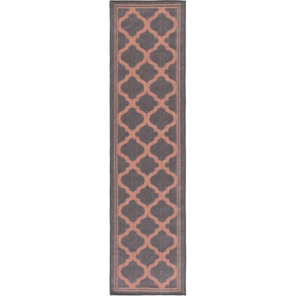 image:imageSAFAVIEH Washable Rug Outdoor Bermuda Collection 8 x 10 Ivory amp Charcoal NonShedding amp Easy to Clean Ideal for Patio Backyard Mudroom BMU810ACharcoalRust