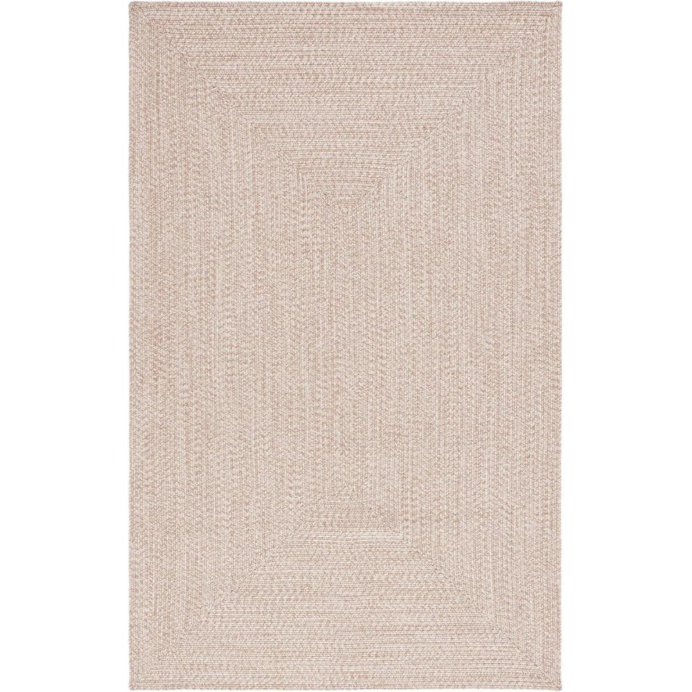 image:imageSAFAVIEH Washable Rug Outdoor Braided Collection 8 x 10 Grey amp Ivory Handmade amp Reversible NonShedding amp Easy to Clean Ideal for Patio Backyard Mudroom BRA201FNatural